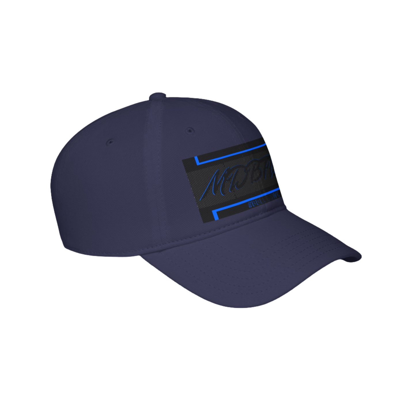 MDBTDJ #BBLUBSWC Navy - Low Profile Baseball Cap, Hats, Hats, Tattooed Djs Shop