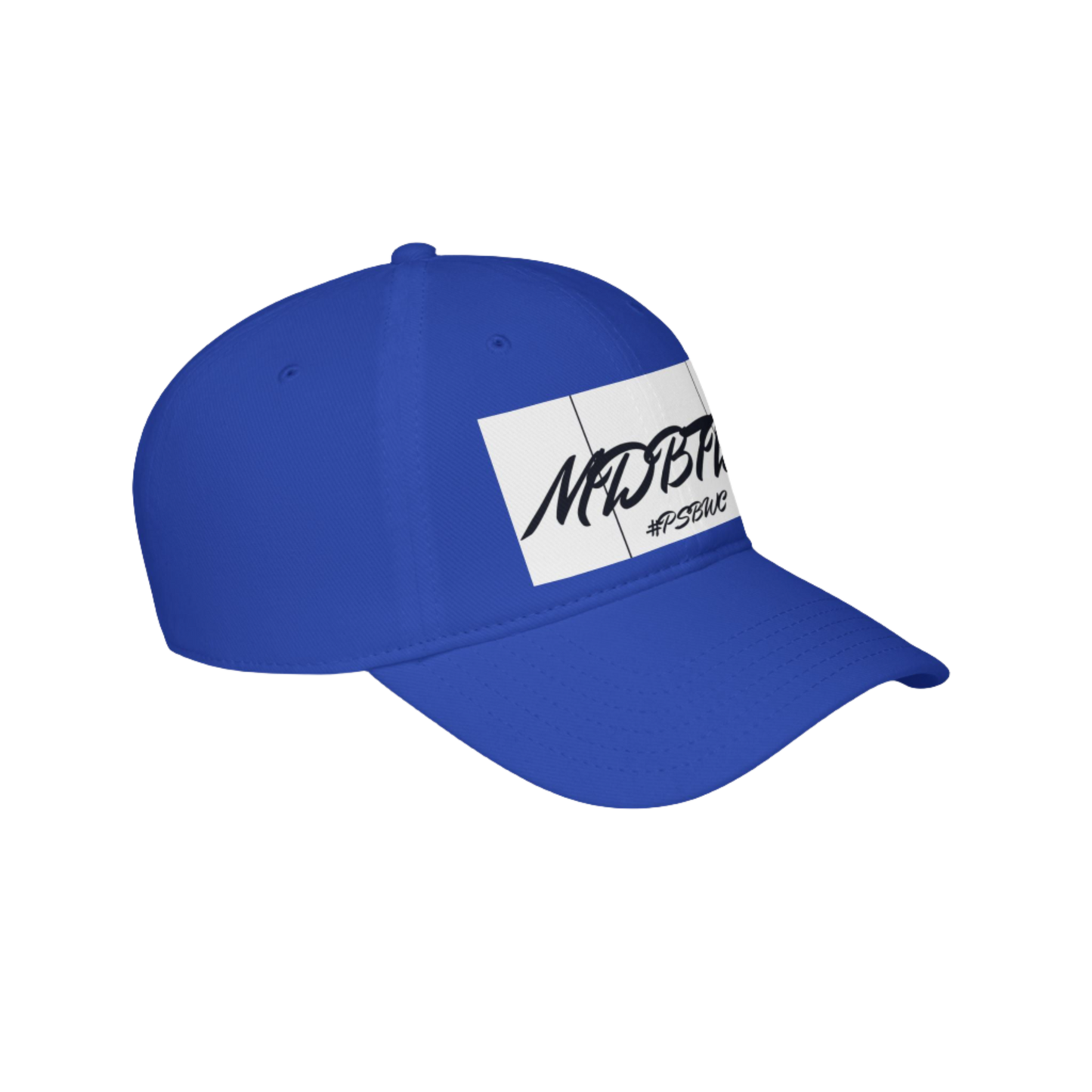 MDBTDJ#PSBWC Blue - Low Profile Baseball Cap, Hats, Hats, Tattooed Djs Shop