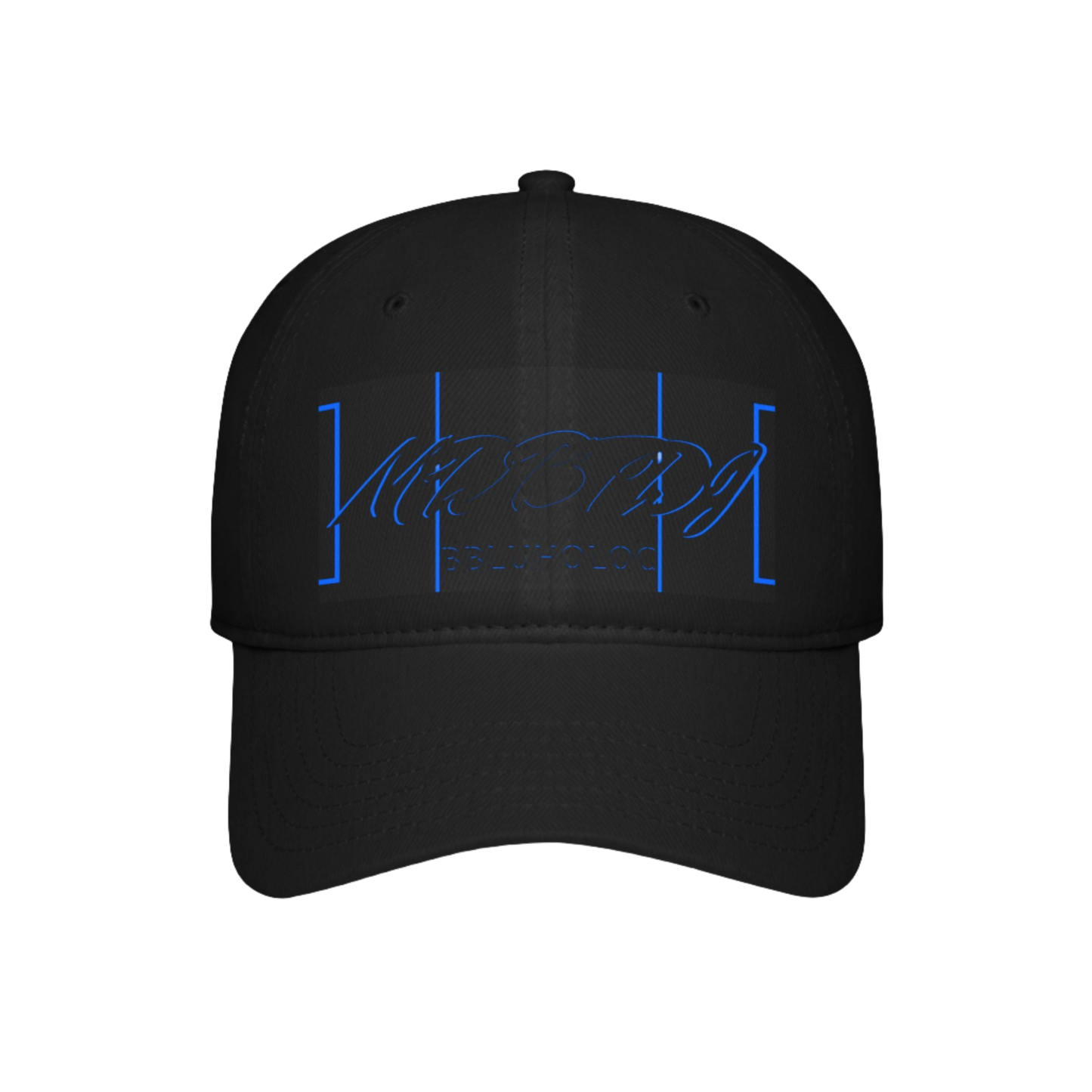 MDBTDJ#BBLUHOLOC Black - Low Profile Baseball Cap, Hats, Headwear, Tattooed Djs Shop