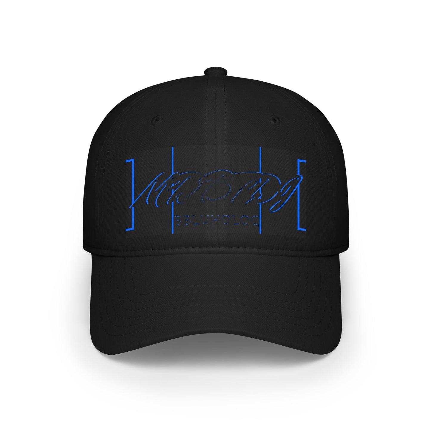 MDBTDJ#BBLUHOLOC Black - Low Profile Baseball Cap, Hats, Headwear, Tattooed Djs Shop