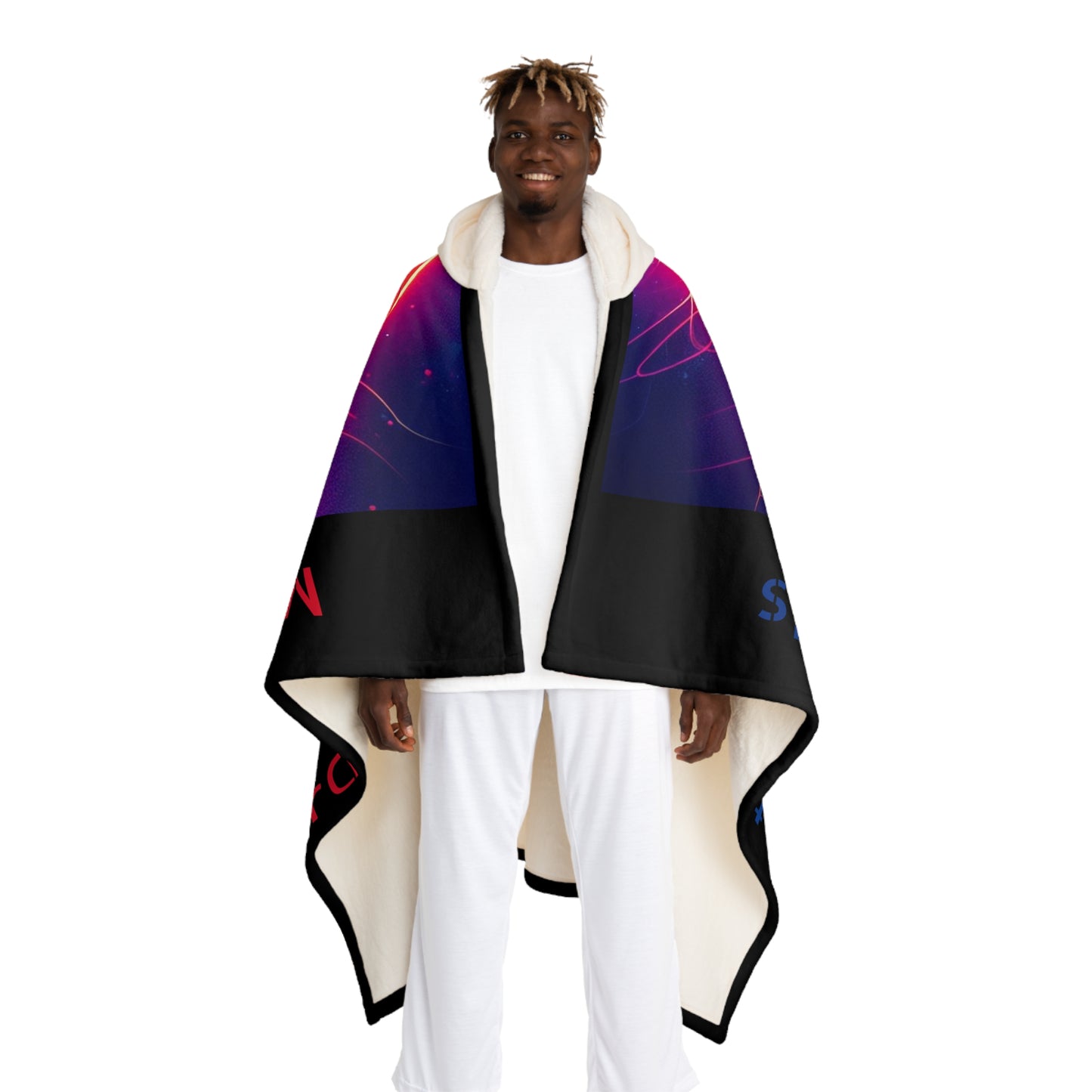 MDBTDJ#10 Hooded Sherpa Fleece Blanket Tattooed DJ's Limited Edition, All Over Prints, Tattooed Djs Shop