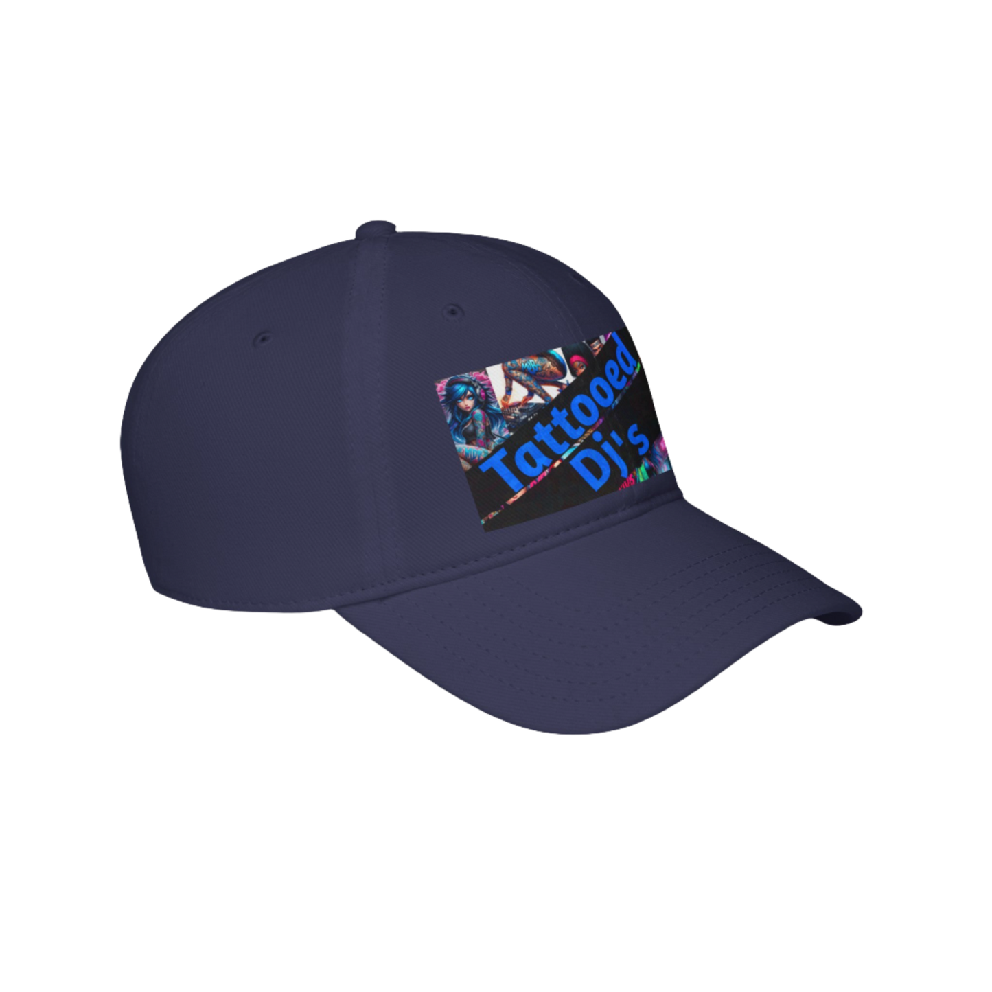 MDBTDJ#FPLCC NAVY - Low Profile Baseball Cap Tattooed Dj's Limited Edition, Hats, Hats, Tattooed Djs Shop