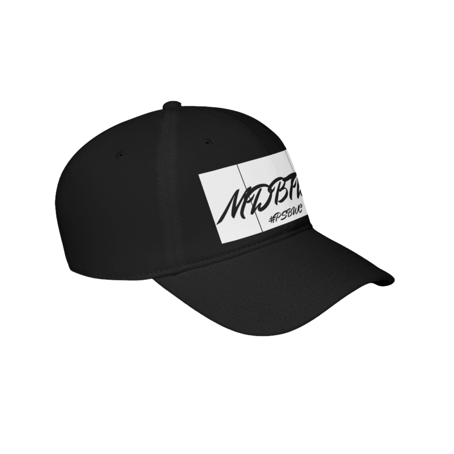 MDBTDJ#PSBWC Black - Low Profile Baseball Cap, Hats, Hats, Tattooed Djs Shop