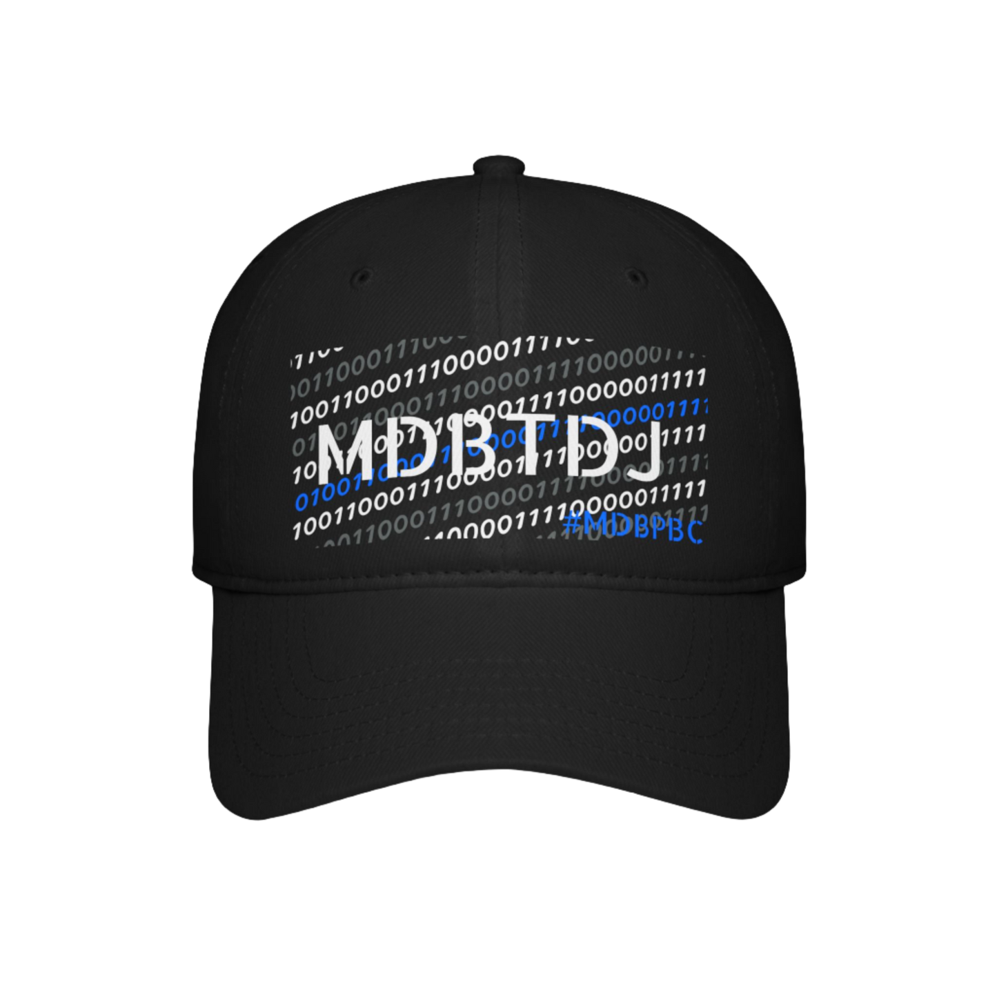 MDBTDJ#MDBPBC Black - Low Profile Baseball Cap, Hats, Hats, Tattooed Djs Shop