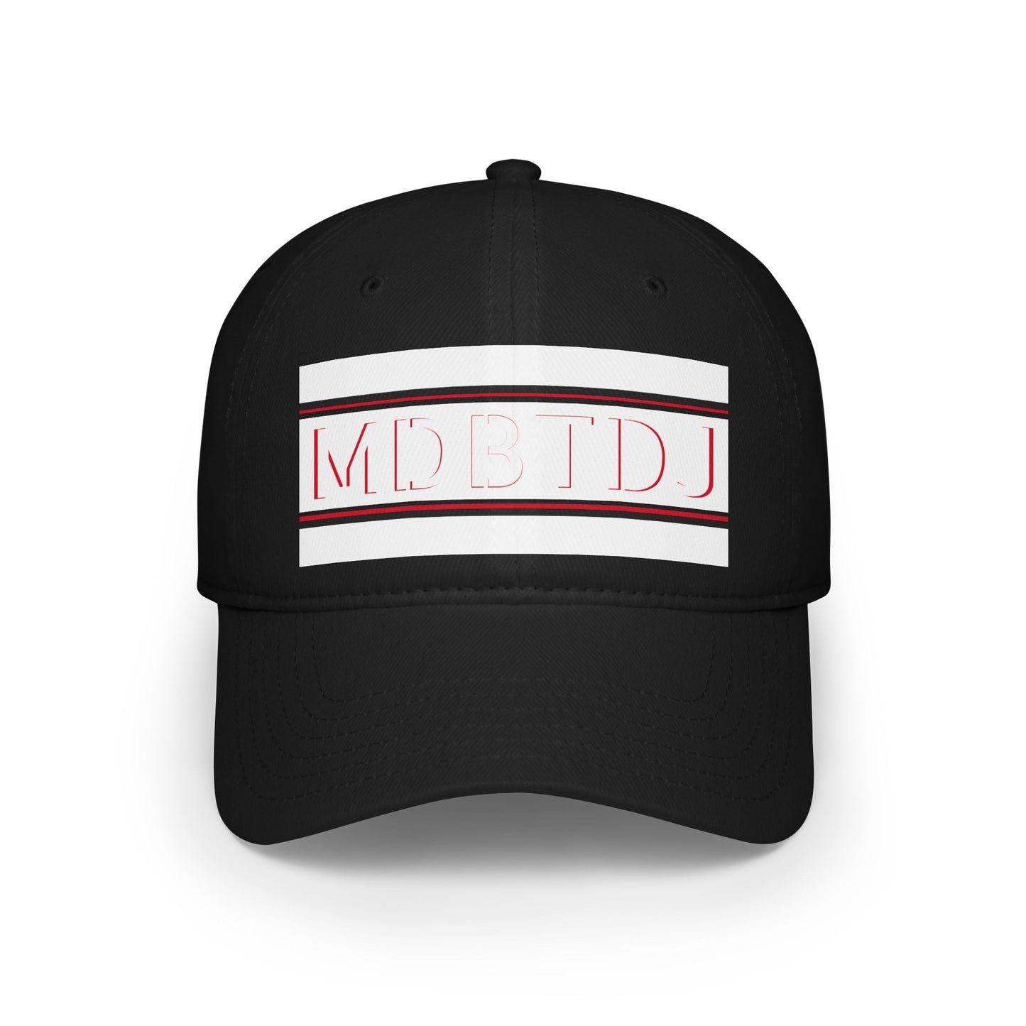 MDBTDJ#PSBWRLC Black - Low Profile Baseball Cap, Hats, Hats, Tattooed Djs Shop