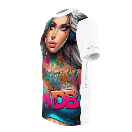 MDBTDJ#55-W Premium Art Tee Shirt - Tattooed Dj's Limited Edition - Unisex, T-Shirt, T-Shirts, Tattooed Djs Shop