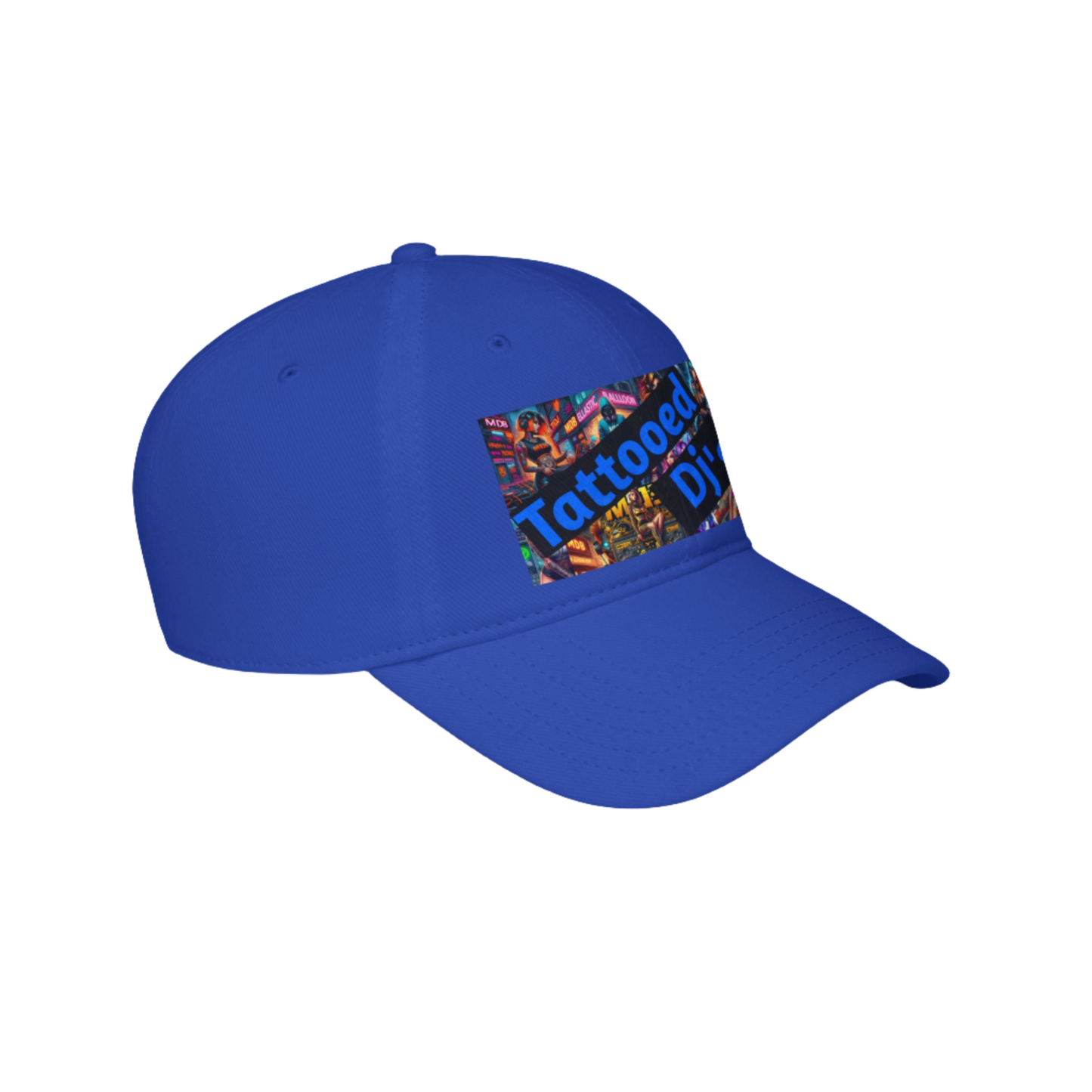 MDBTDJ#LPBCOG Blue - Low Profile Baseball Cap Tattooed Dj's Limited Edition, Hats, Headwear, Tattooed Djs Shop