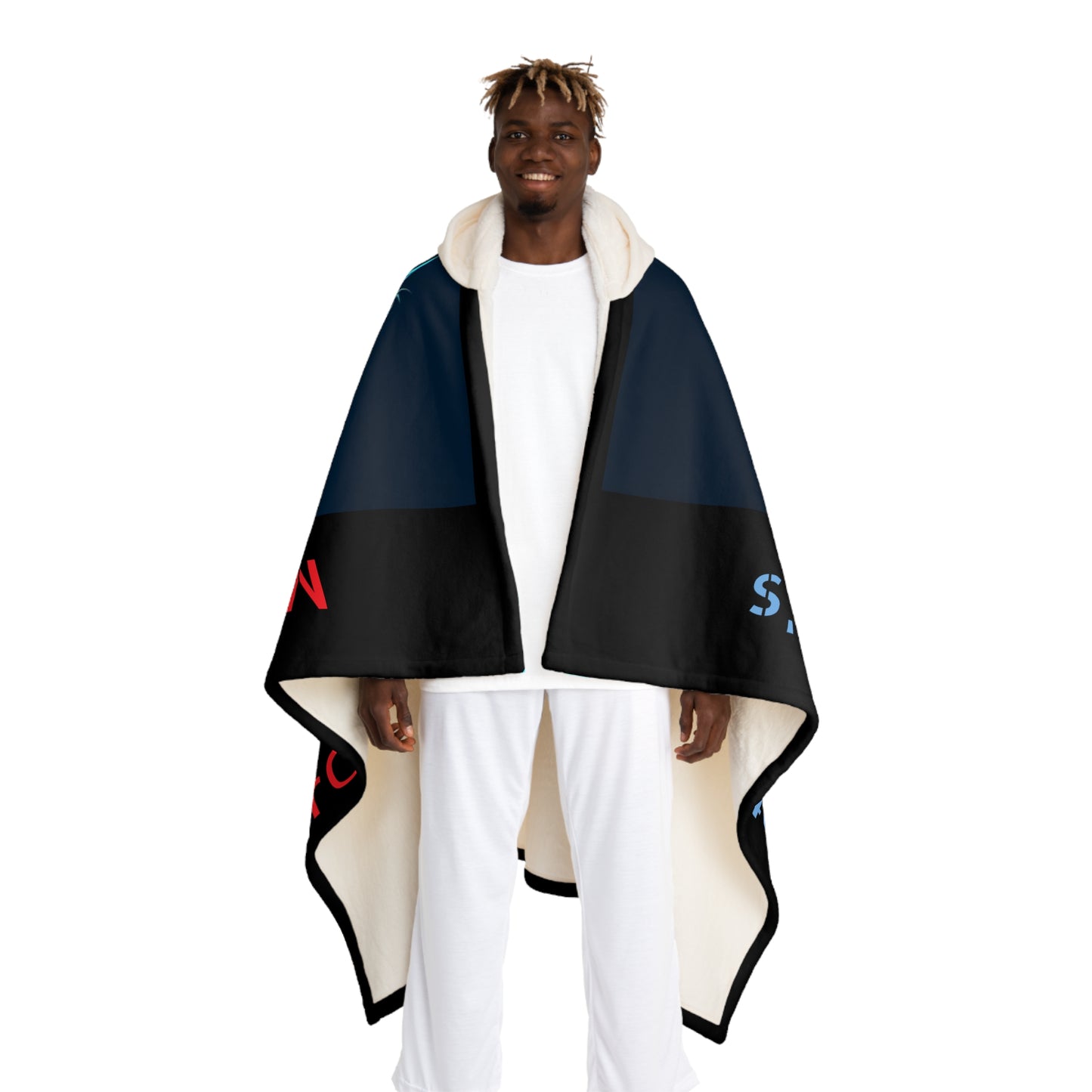 MDBTDJ#4 Hooded Sherpa Fleece Blanket Tattooed Dj's Limited Edition, All Over Prints, Tattooed Djs Shop