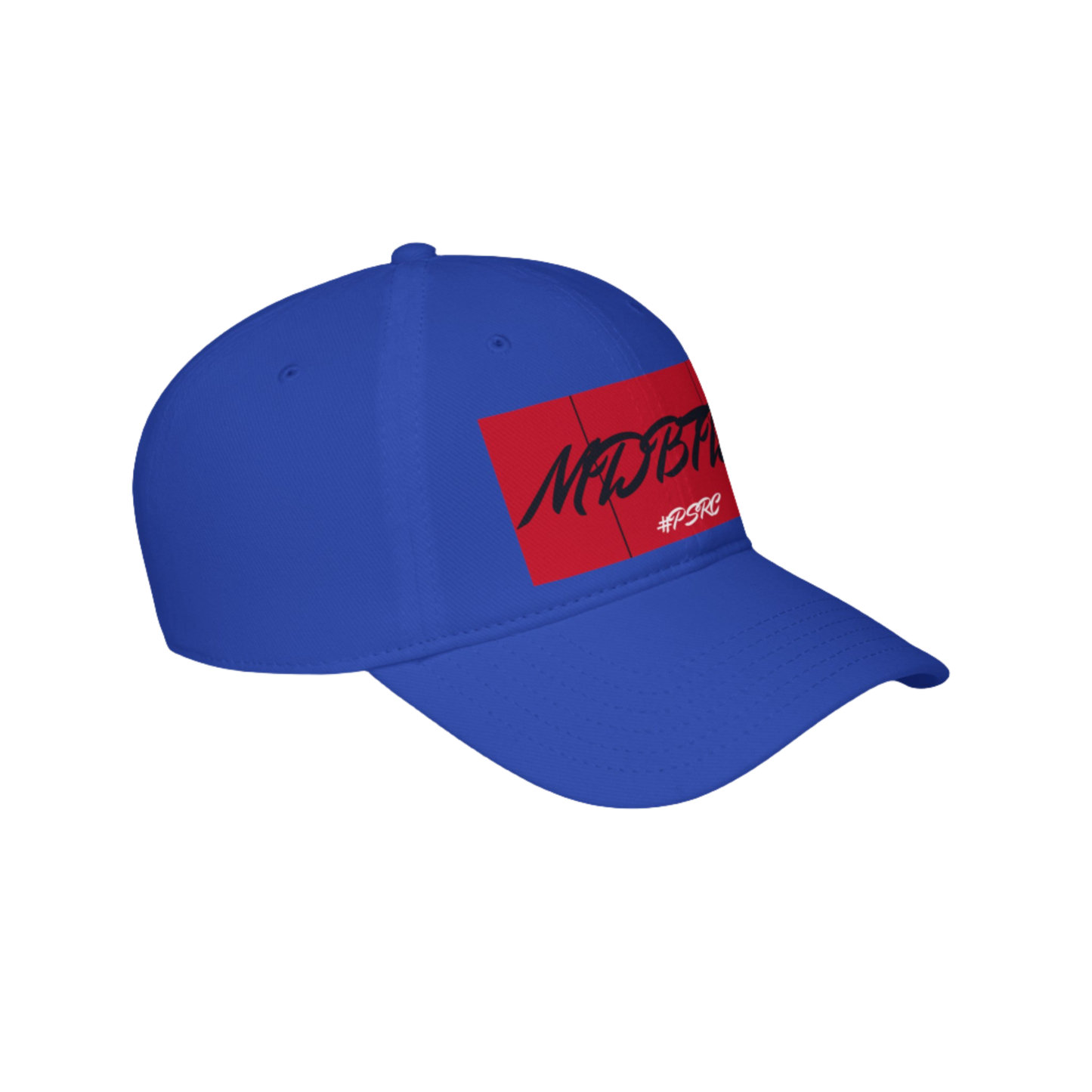 MDBTDJ#PSRC Blue - Low Profile Baseball Cap, Hats, Headwear, Tattooed Djs Shop