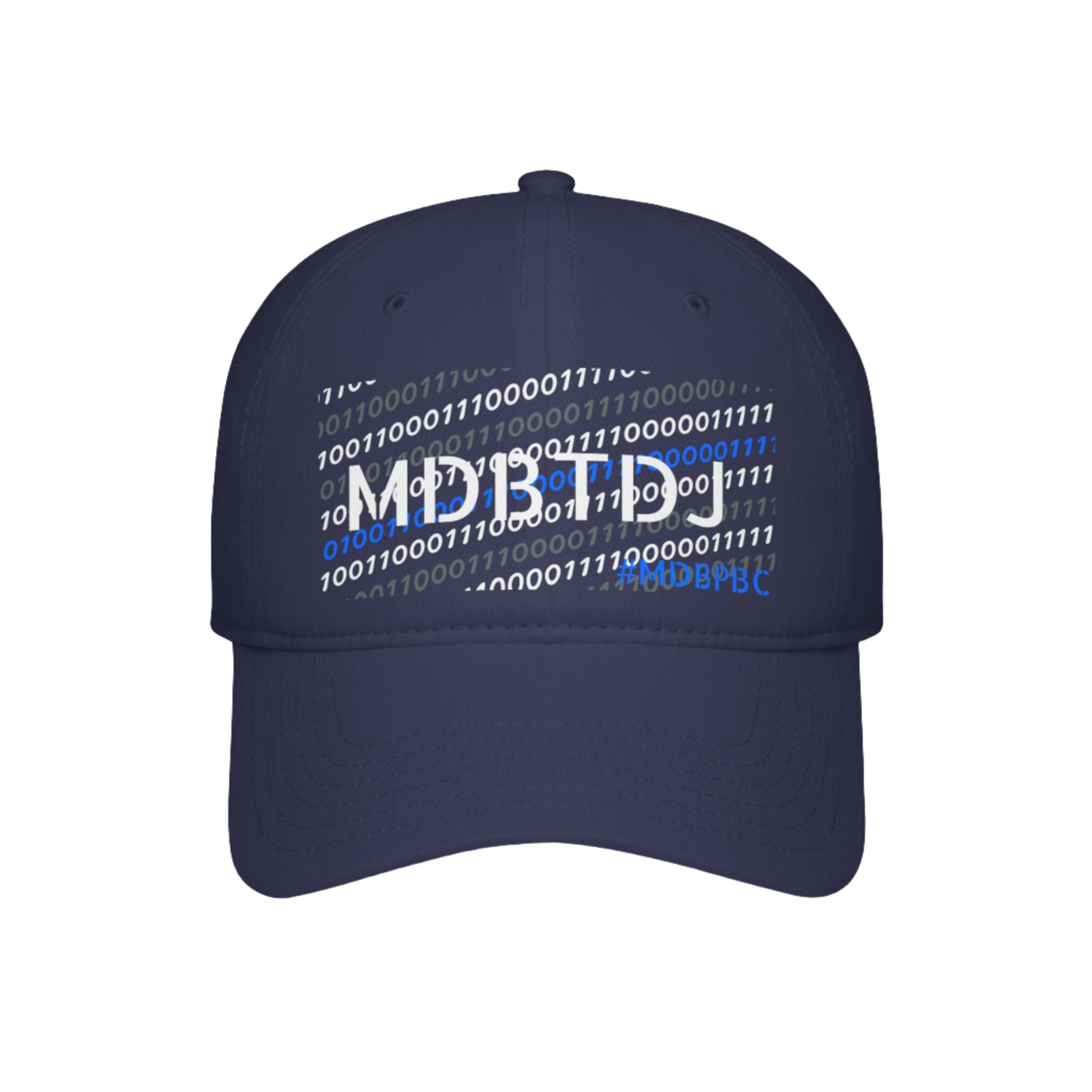 MDBTDJ #MDBPBC Navy - Low Profile Baseball Cap, Hats, Hats, Tattooed Djs Shop