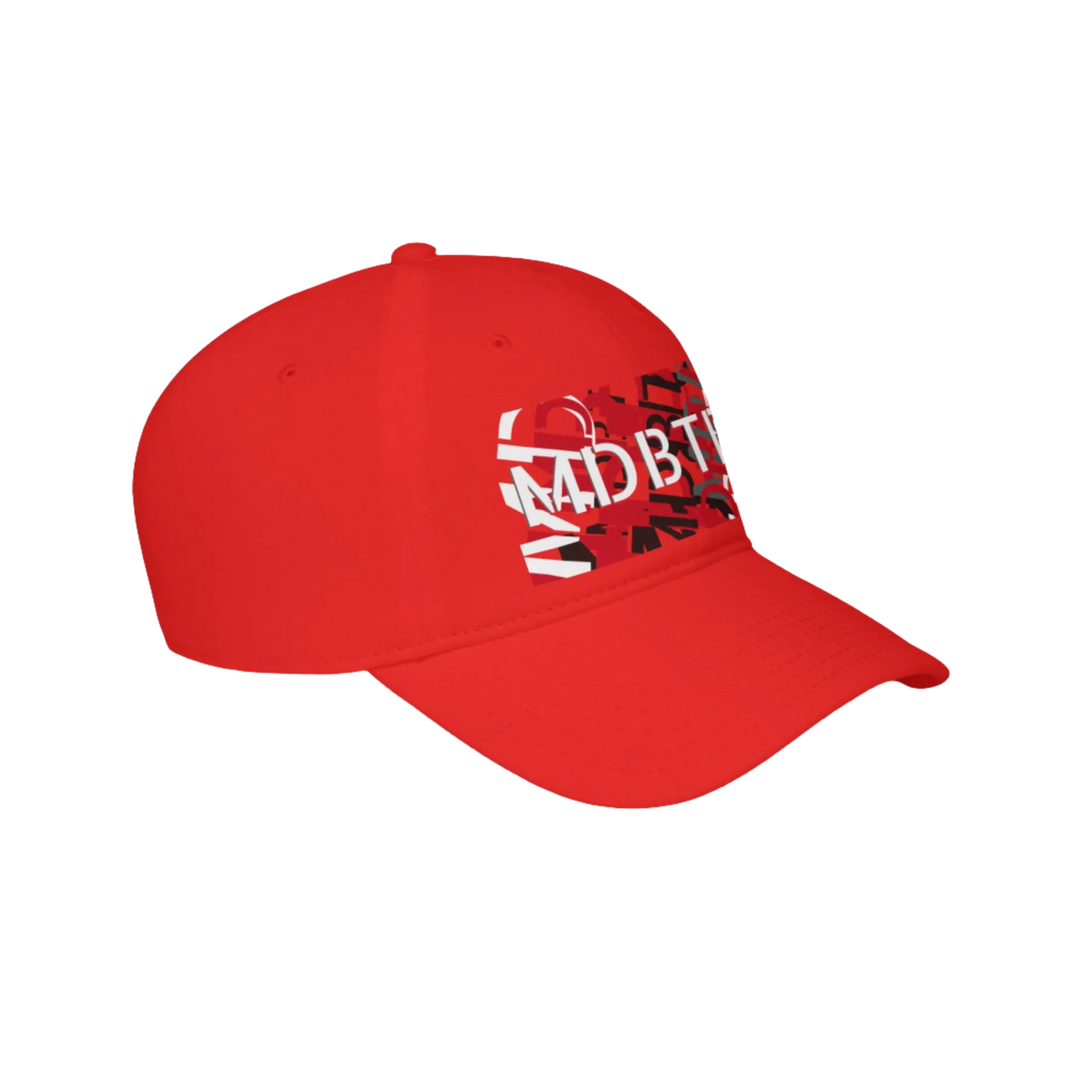 MDBTDJ#BRGYWRDC Red - Low Profile Baseball Cap, Hats, Hats, Tattooed Djs Shop