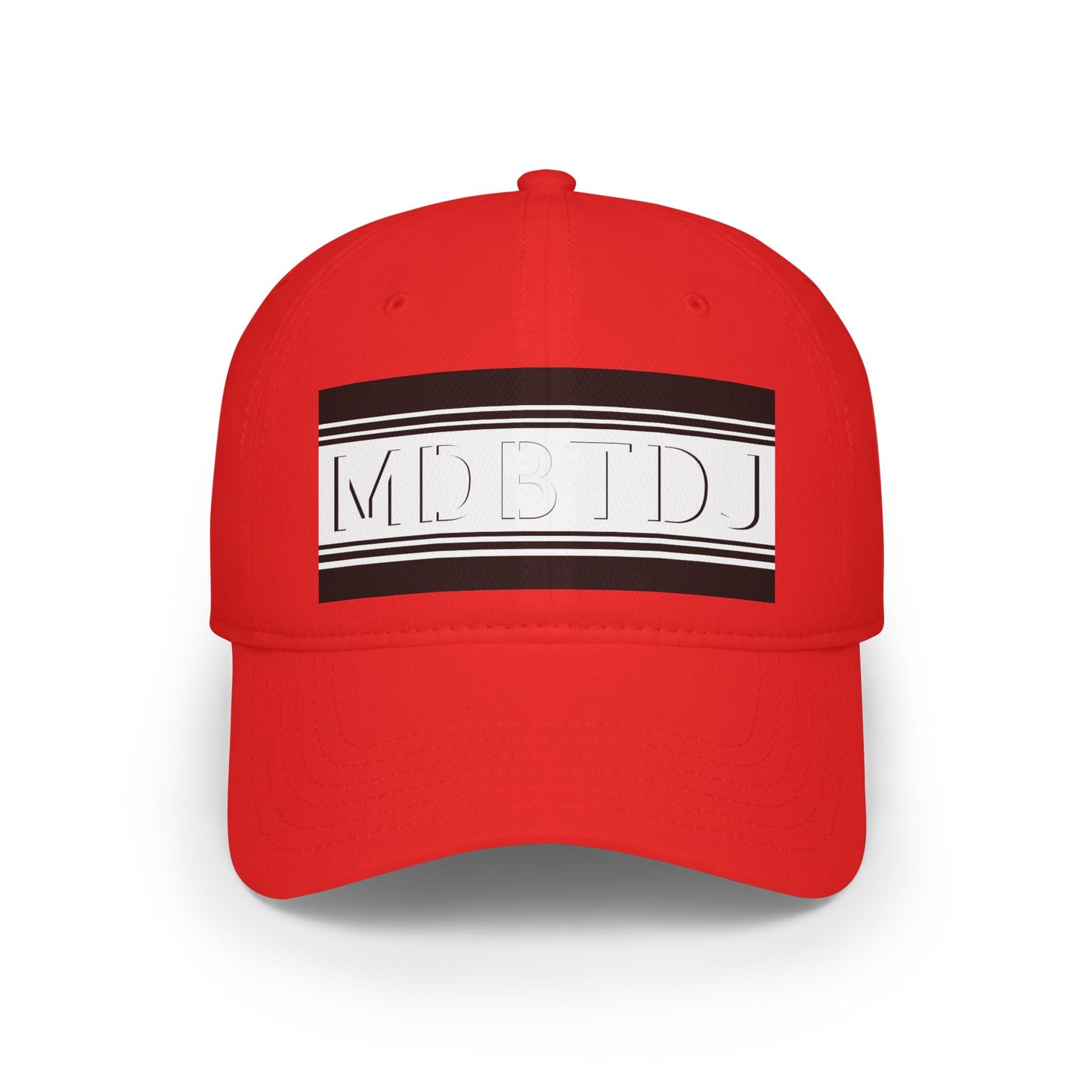 MDBTDJ#PSBWBWC Red - Low Profile Baseball Cap, Hats, Hats, Tattooed Djs Shop