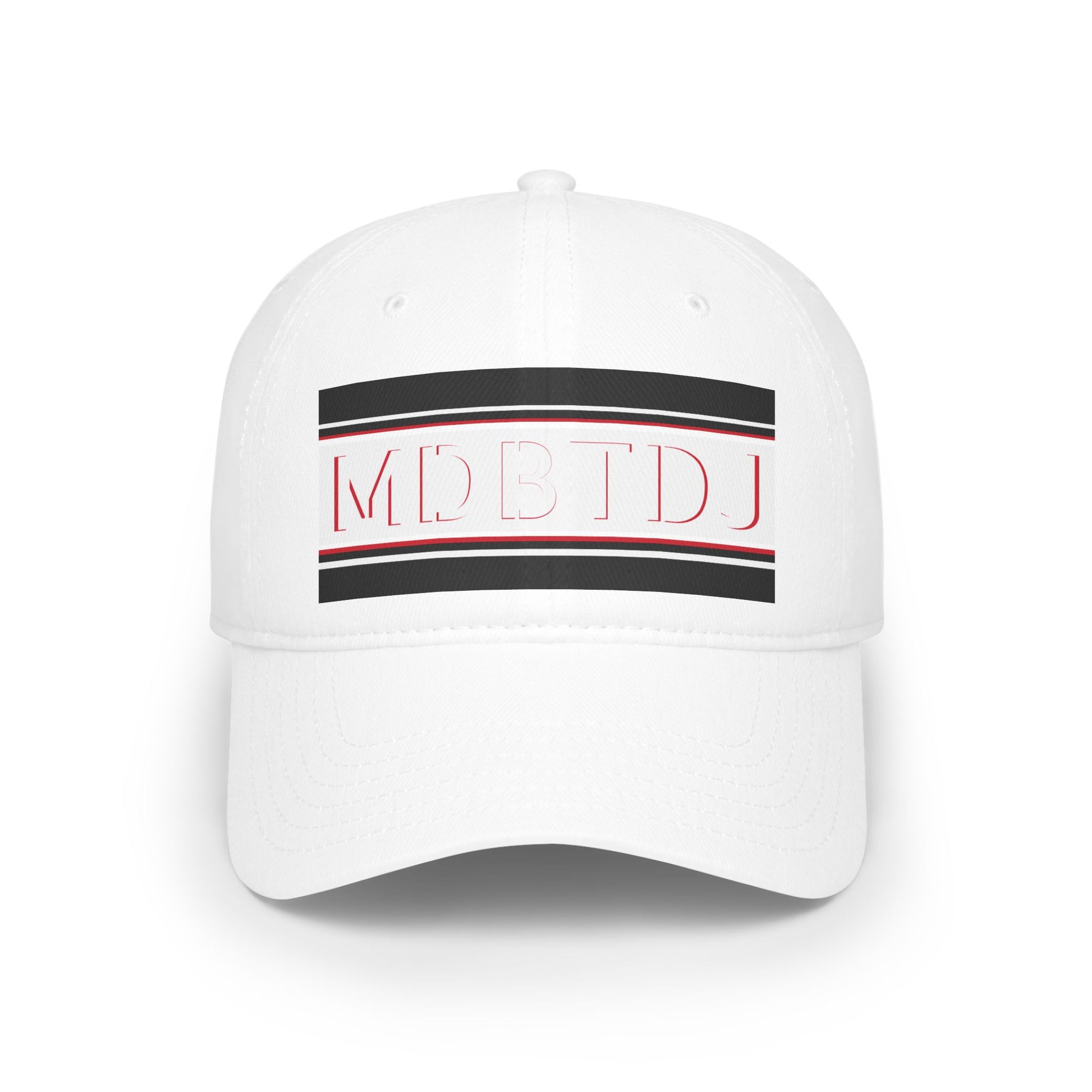 MDBTDJ#PSBWRHC White - Low Profile Baseball Cap, Hats, Hats, Tattooed Djs Shop