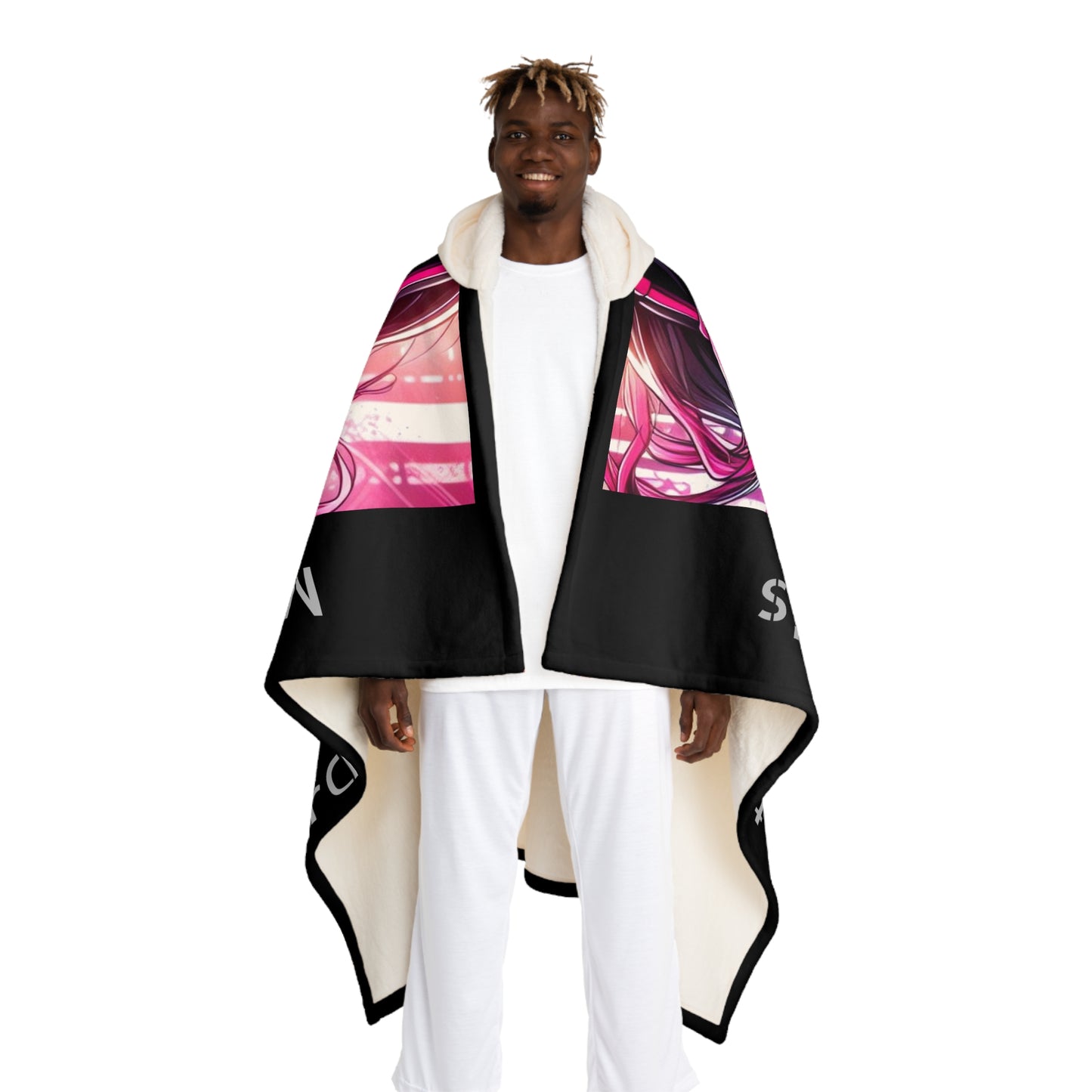 MDBTDJ#6 Hooded Sherpa Fleece Blanket Tattooed DJ's Limited Edition, All Over Prints, Tattooed Djs Shop