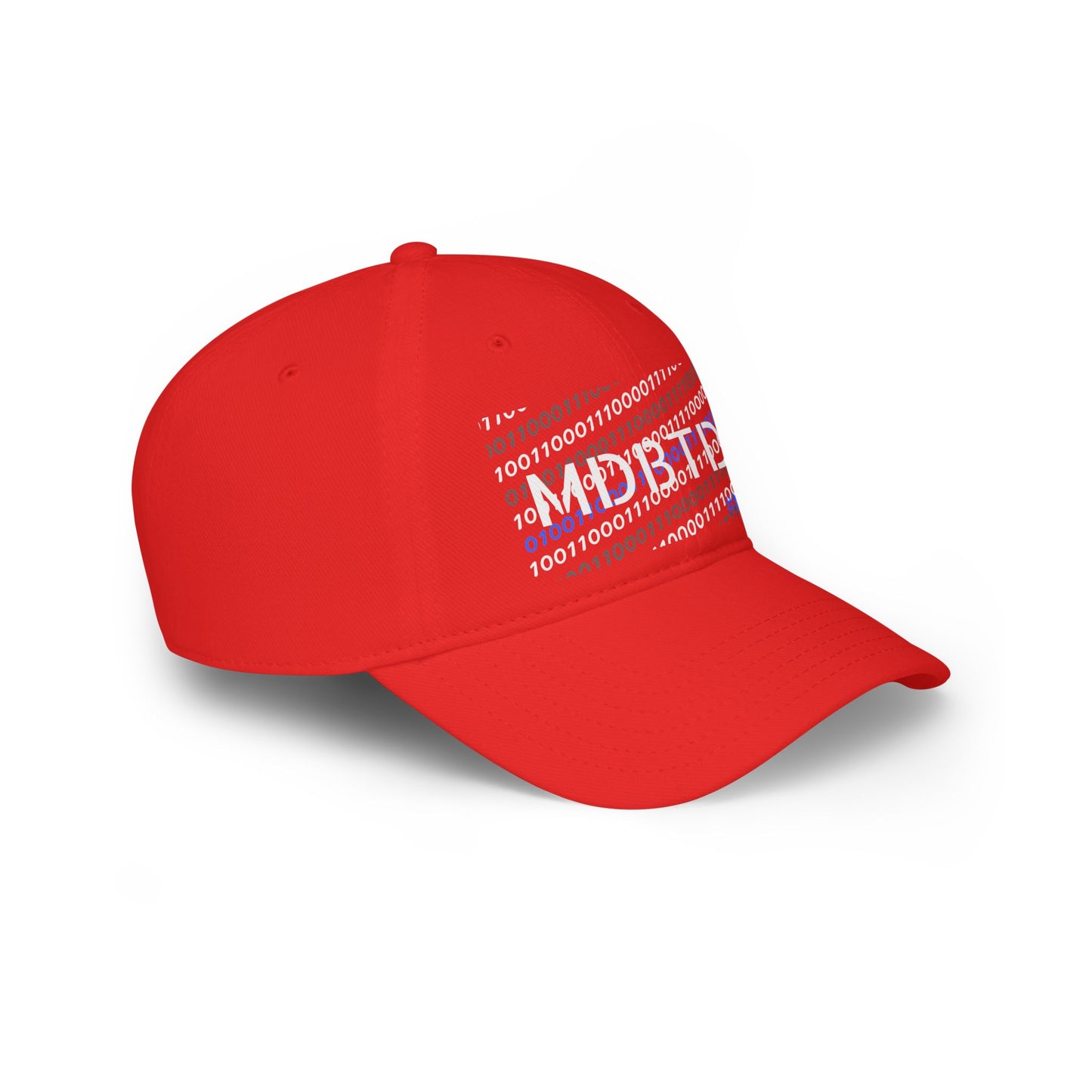 MDBTDJ#MDBPBC Red - Low Profile Baseball Cap, Hats, Hats, Tattooed Djs Shop