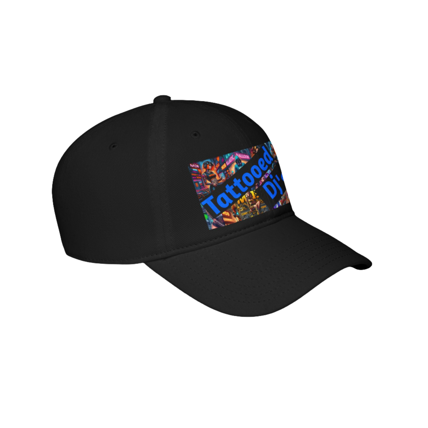 MDBTDJ#LPBCOG Black - Low Profile Baseball Cap Tattooed Dj's Limited Edition, Hats, Headwear, Tattooed Djs Shop