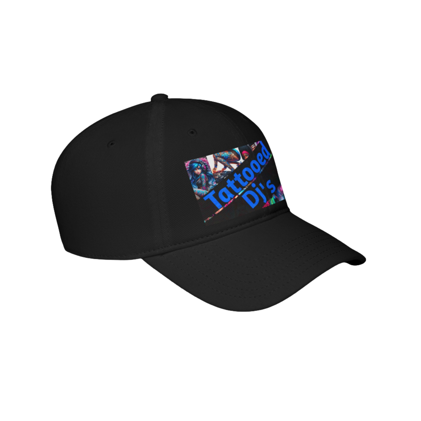MDBTDJ#FPLCC Black - Low Profile Baseball Cap Tattooed Dj's Limited Edition, Hats, Hats, Tattooed Djs Shop