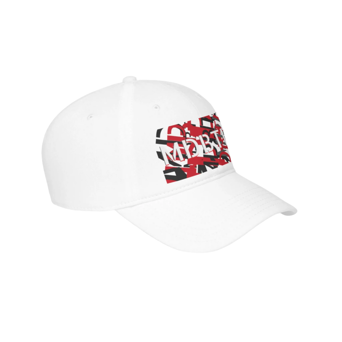 MDBTDJ#BRGYWRDC White - Low Profile Baseball Cap, Hats, Hats, Tattooed Djs Shop
