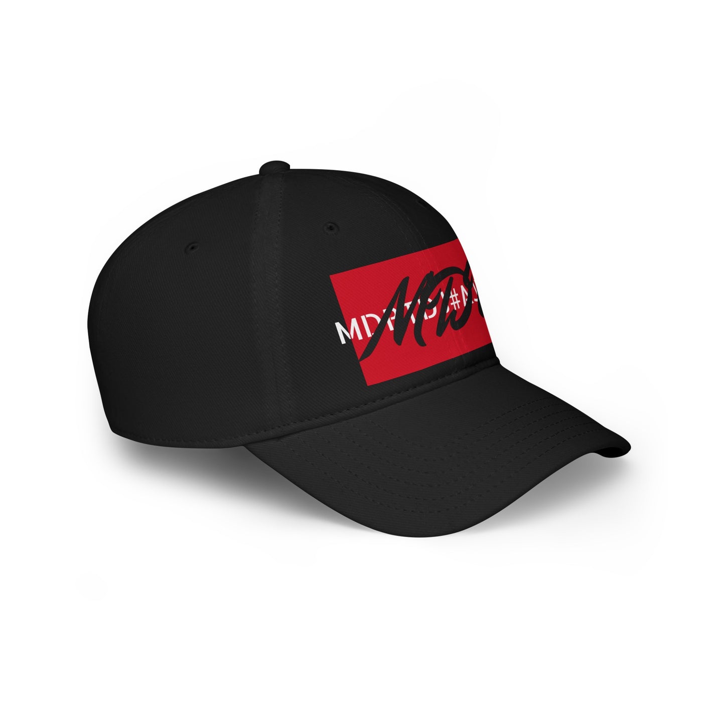 MDBTDJ #AJBRC Black - Low Profile Baseball Cap, Hats, Hats, Tattooed Djs Shop