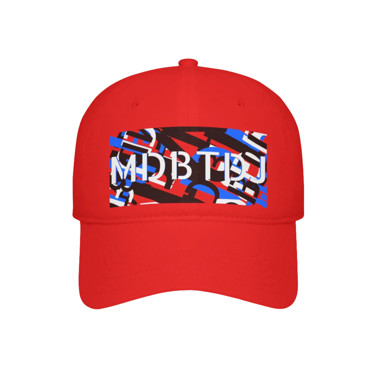 MDBTDJ#BBLUWRDC Red - Low Profile Baseball Cap, Hats, Hats, Tattooed Djs Shop