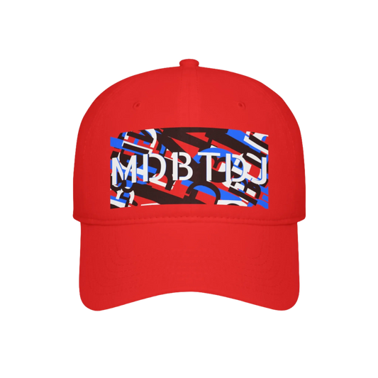 MDBTDJ#BBLUWRDC Red - Low Profile Baseball Cap, Hats, Hats, Tattooed Djs Shop