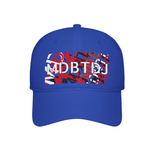 MDBTDJ#BRGYWRDC Blue - Low Profile Baseball Cap, Hats, Hats, Tattooed Djs Shop