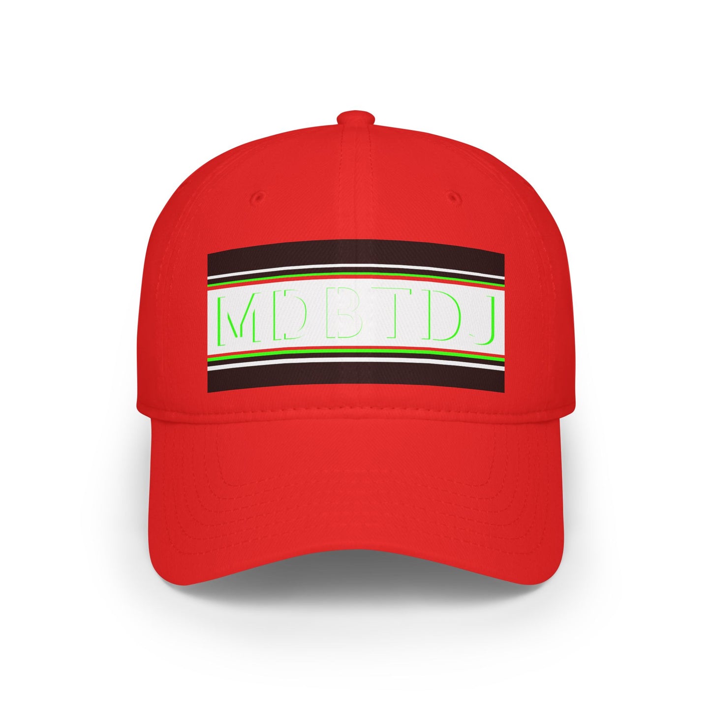 MDBTDJ#PSBWNGHC Red - Low Profile Baseball Cap, Hats, Hats, Tattooed Djs Shop