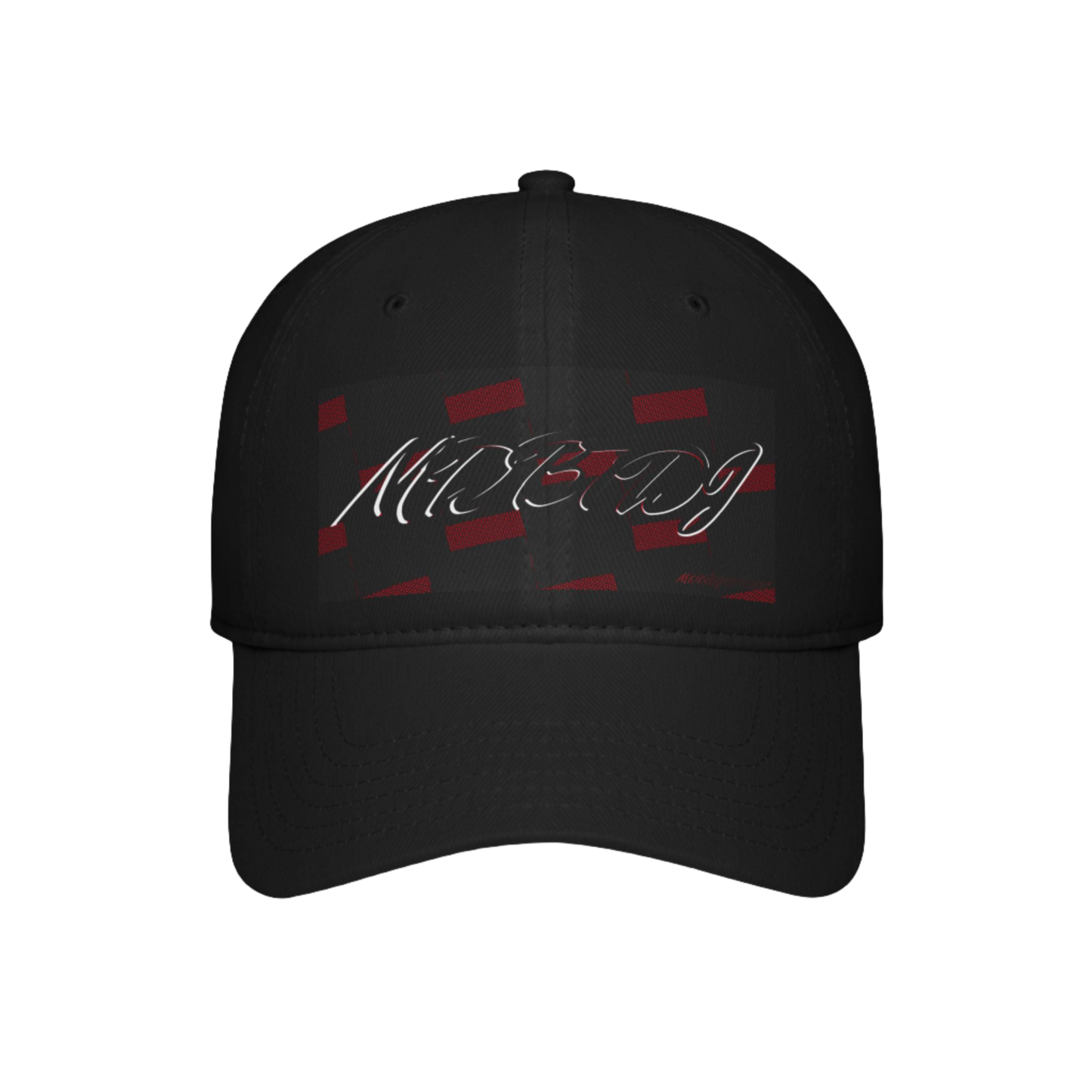MDBTDJ#BRSQC Black - Low Profile Baseball Cap, Hats, Hats, Tattooed Djs Shop