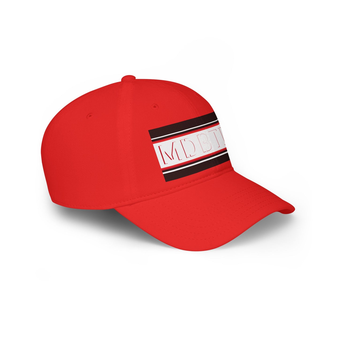 MDBTDJ#PSBWRHC Red - Low Profile Baseball Cap, Hats, Hats, Tattooed Djs Shop