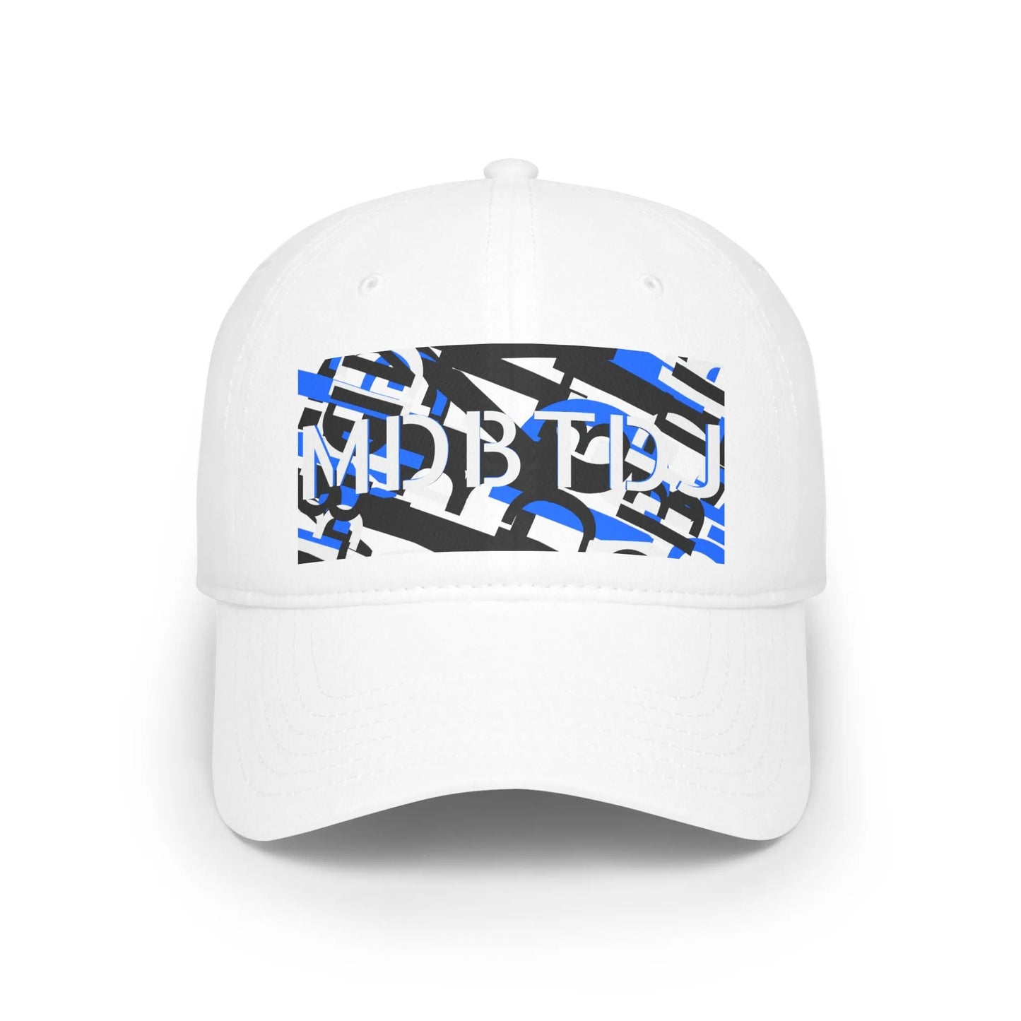 MDBTDJ#BBLUWRDC White - Low Profile Baseball Cap, Hats, Hats, Tattooed Djs Shop