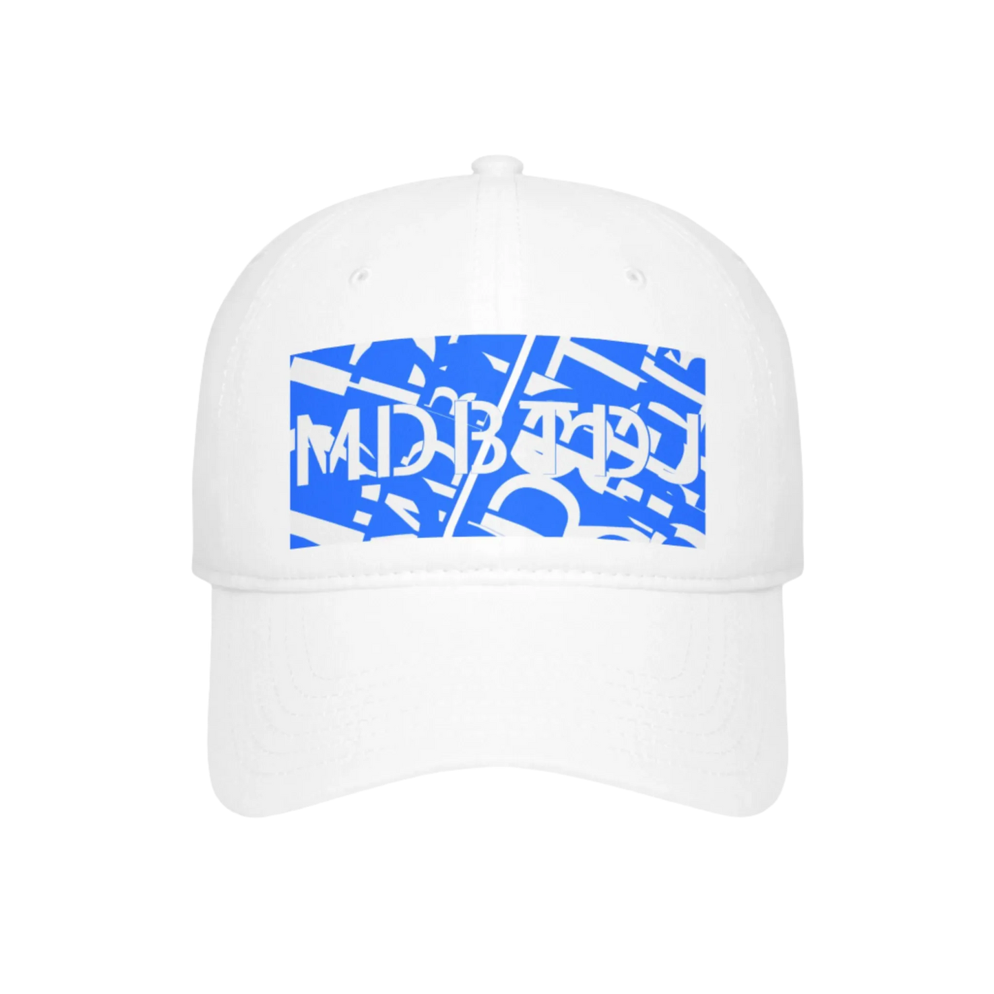 MDBTDJ#WBLUWRDC White - Low Profile Baseball Cap, Hats, Hats, Tattooed Djs Shop