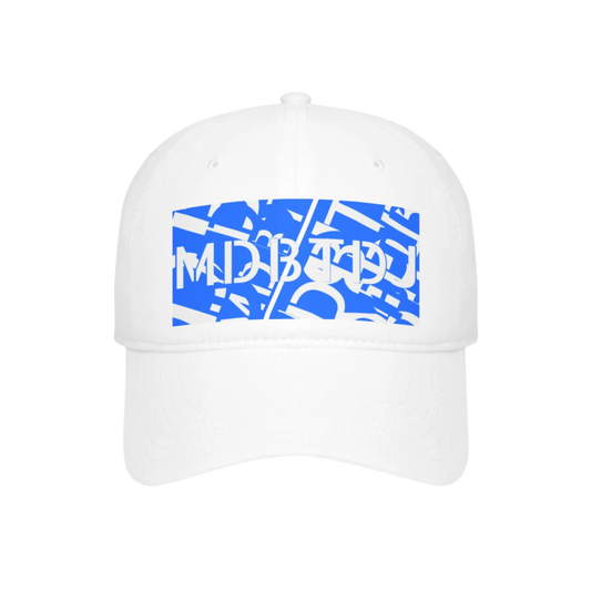 MDBTDJ#WBLUWRDC White - Low Profile Baseball Cap, Hats, Hats, Tattooed Djs Shop