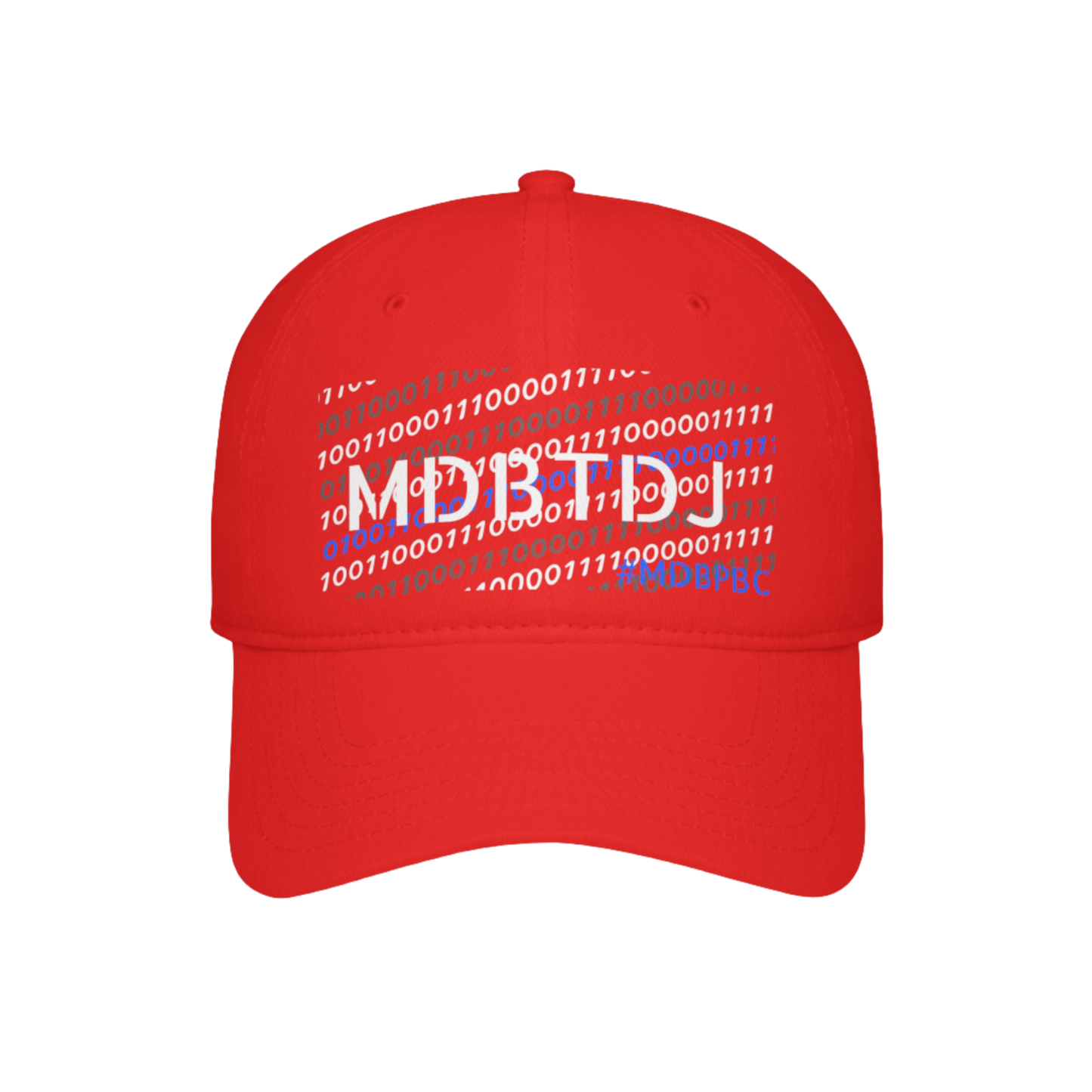 MDBTDJ#MDBPBC Red - Low Profile Baseball Cap, Hats, Hats, Tattooed Djs Shop