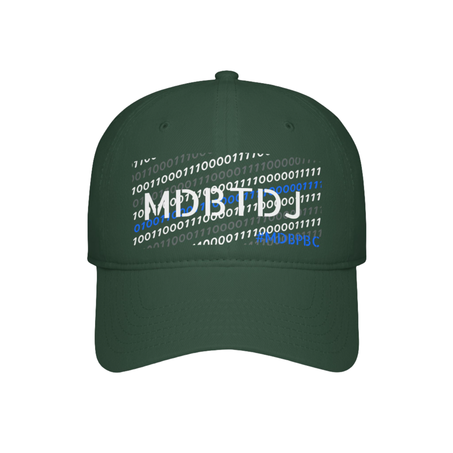 MDBTDJ#MDBPBC Green - Low Profile Baseball Cap, Hats, Hats, Tattooed Djs Shop