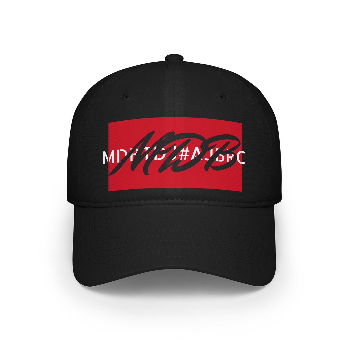 MDBTDJ #AJBRC Black - Low Profile Baseball Cap, Hats, Hats, Tattooed Djs Shop