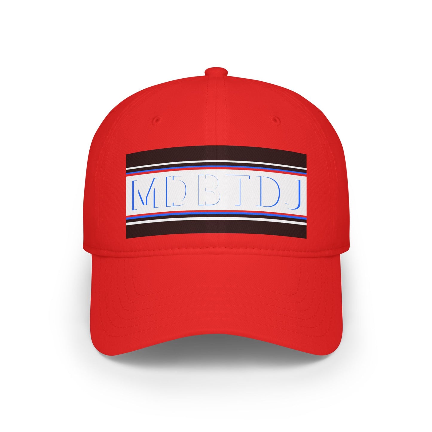MDBTDJ#PSBWBLUHC Red - Low Profile Baseball Cap, Hats, Hats, Tattooed Djs Shop