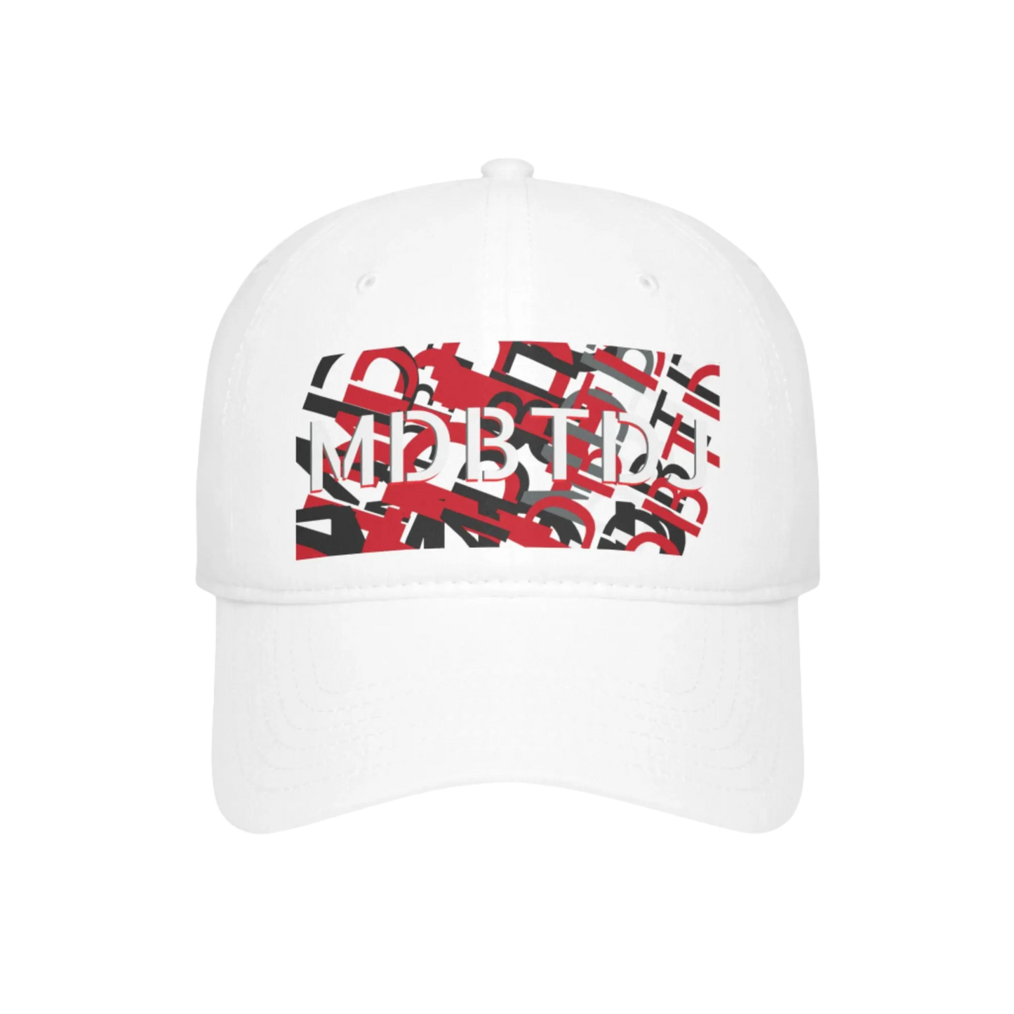MDBTDJ#BRGYWRDC White - Low Profile Baseball Cap, Hats, Hats, Tattooed Djs Shop