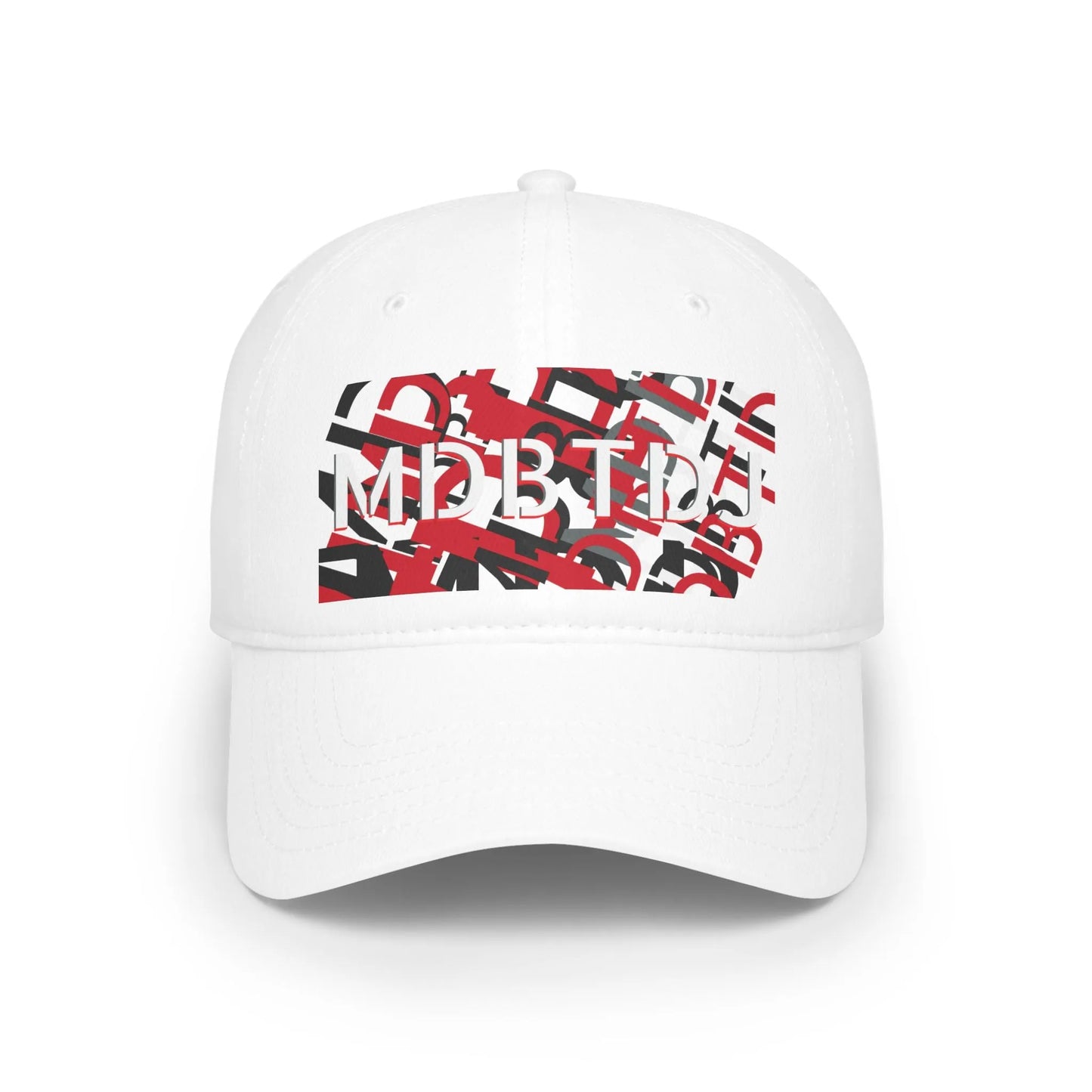 MDBTDJ#BRGYWRDC White - Low Profile Baseball Cap, Hats, Hats, Tattooed Djs Shop