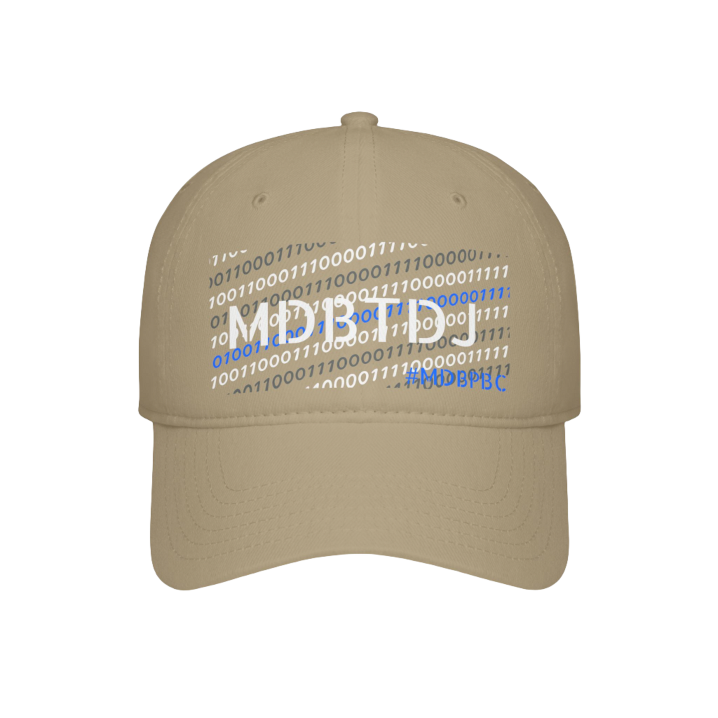 MDBTDJ #MDBPBC Khaki - Low Profile Baseball Cap, Hats, Hats, Tattooed Djs Shop