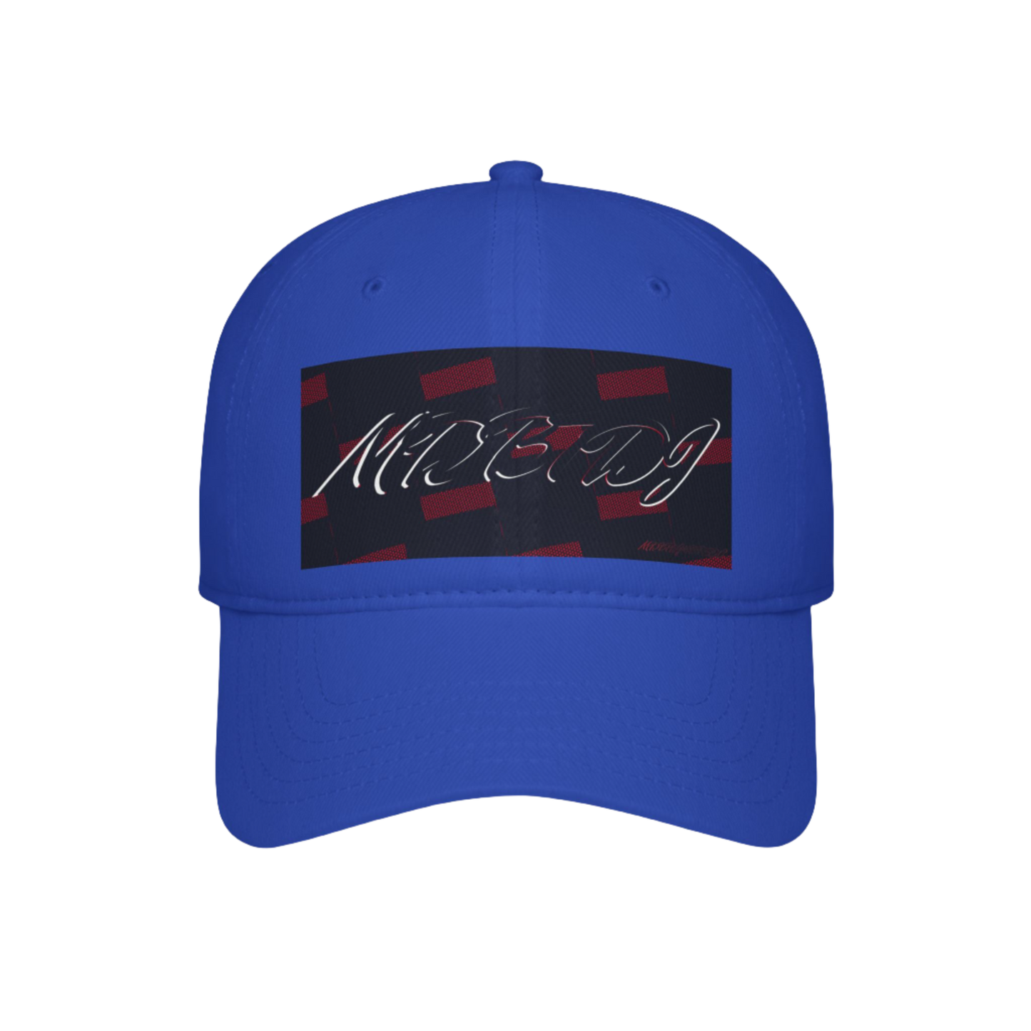 MDBTDJ#BRSQC Blue - Low Profile Baseball Cap, Hats, Hats, Tattooed Djs Shop