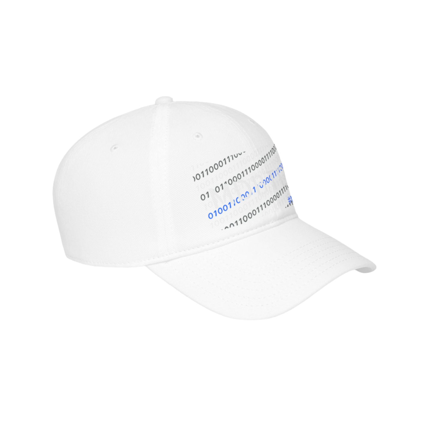 MDBTDJ#MDBPBC White - Low Profile Baseball Cap, Hats, Hats, Tattooed Djs Shop