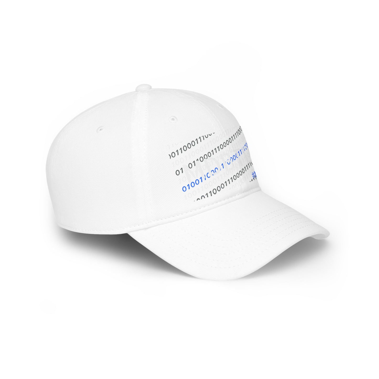 MDBTDJ#MDBPBC White - Low Profile Baseball Cap, Hats, Hats, Tattooed Djs Shop