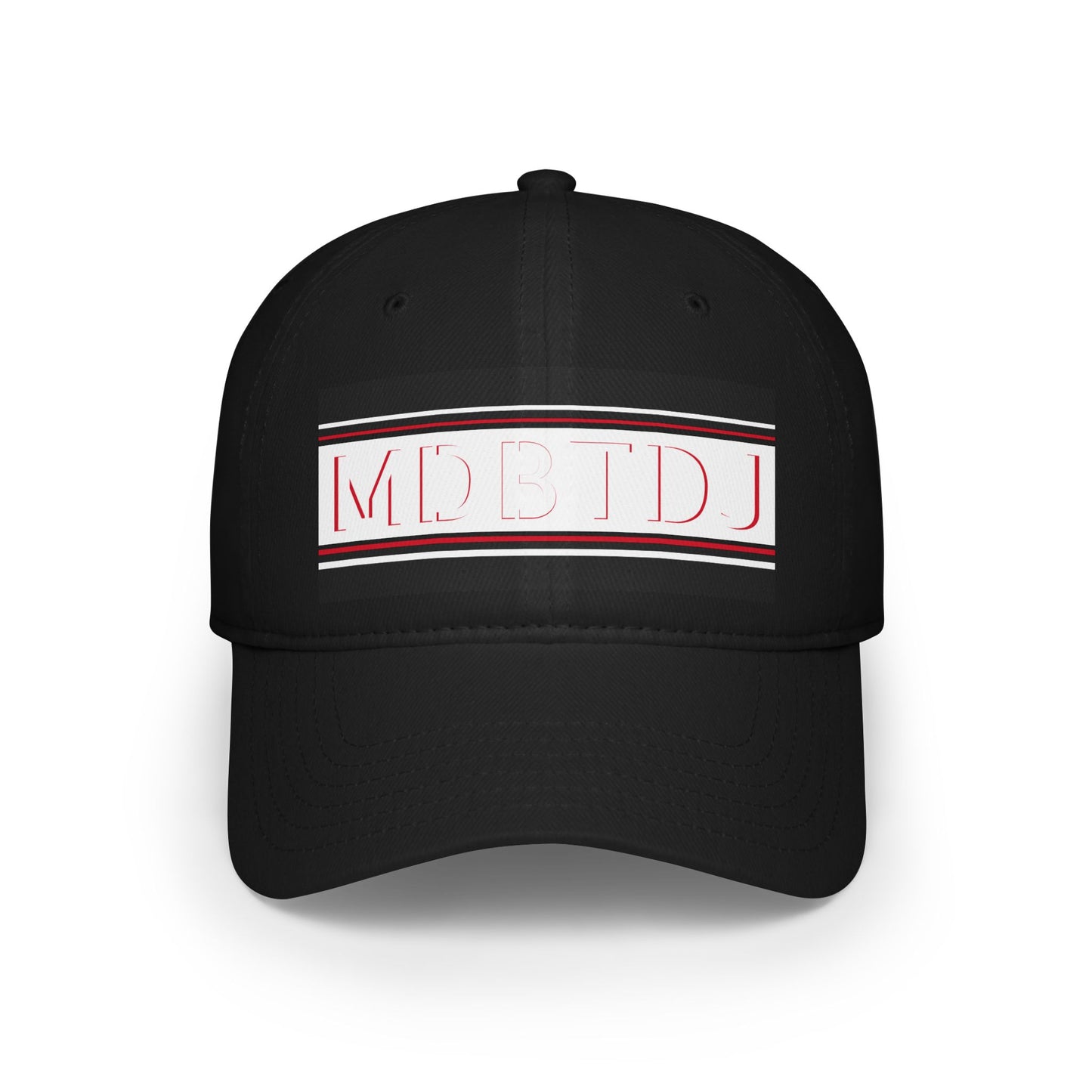 MDBTDJ#PSBWRHC Black - Low Profile Baseball Cap, Hats, Hats, Tattooed Djs Shop