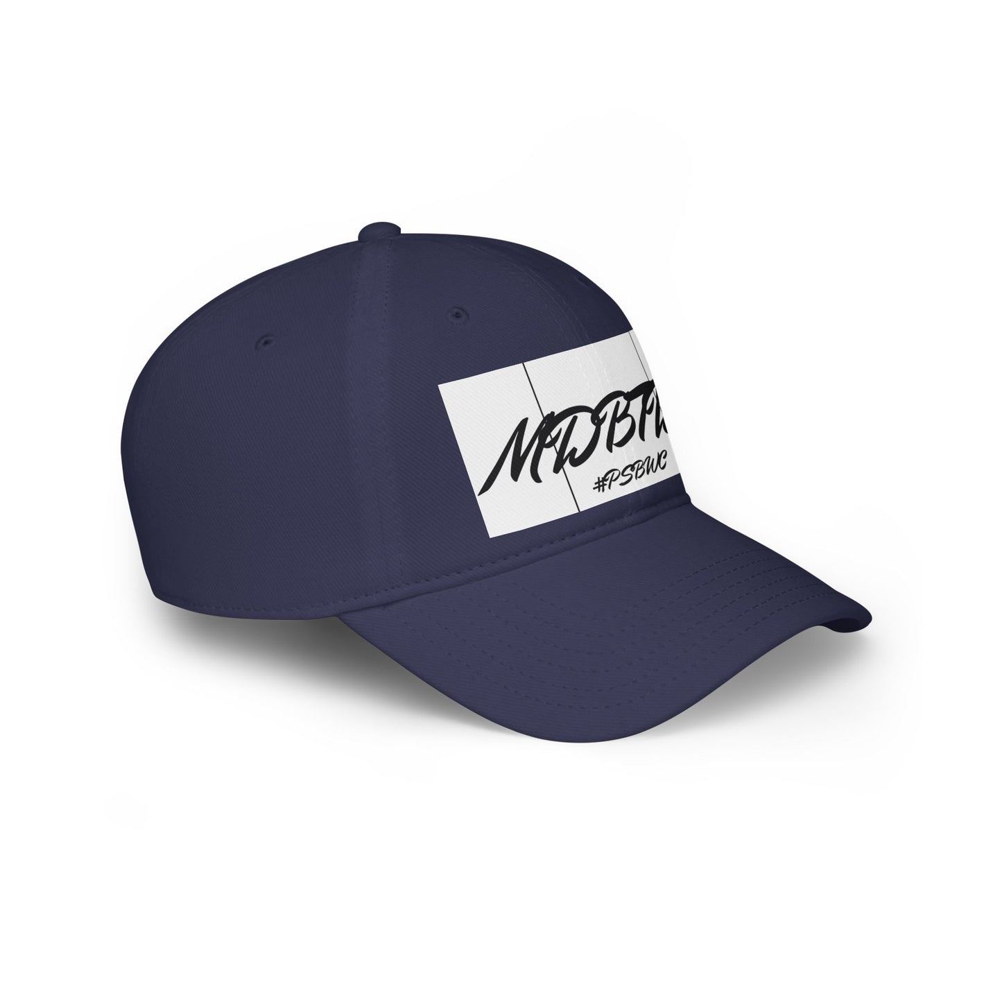 MDBTDJ#PSBWC Navy - Low Profile Baseball Cap, Hats, Hats, Tattooed Djs Shop