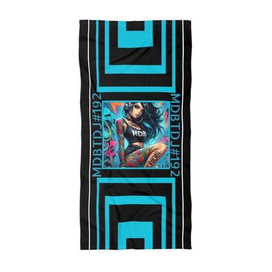MDBTDJ#192T2DJ Beach Towel, Beach Towel, Uncategorized, Tattooed Djs Shop