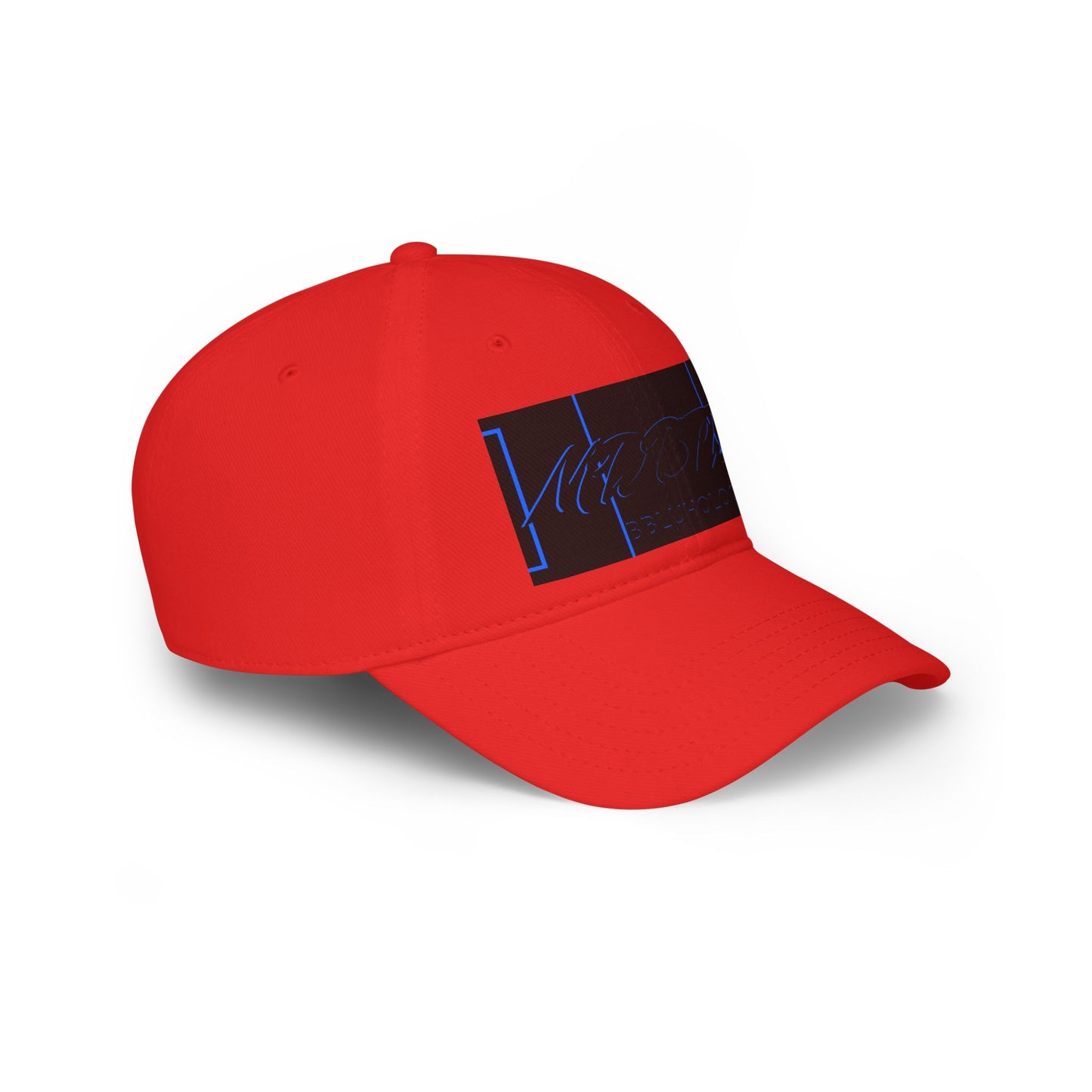 MDBTDJ#BBLUHOLOC Red - Low Profile Baseball Cap, Hats, Hats, Tattooed Djs Shop