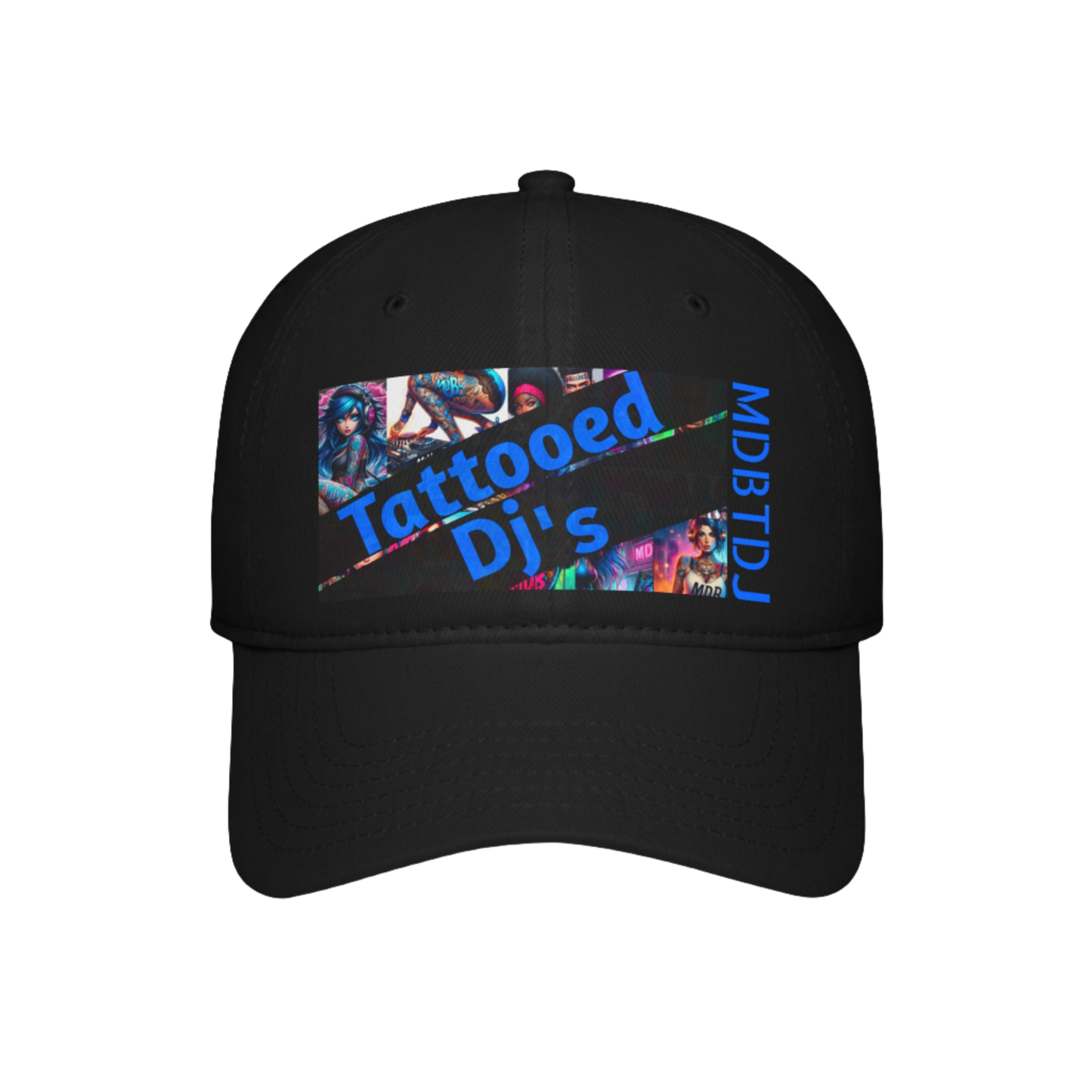 MDBTDJ#FPLCC Black - Low Profile Baseball Cap Tattooed Dj's Limited Edition, Hats, Hats, Tattooed Djs Shop