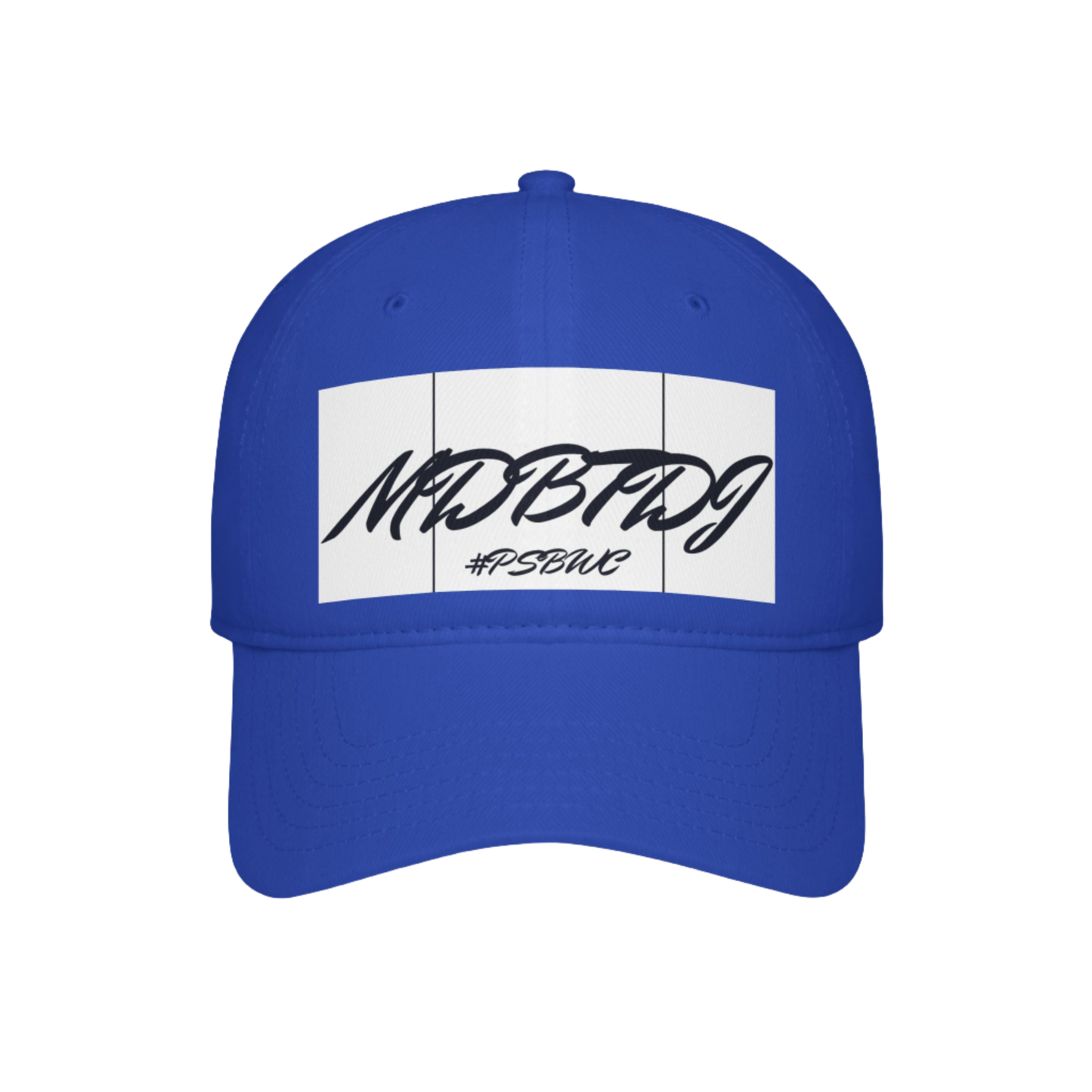 MDBTDJ#PSBWC Blue - Low Profile Baseball Cap, Hats, Hats, Tattooed Djs Shop