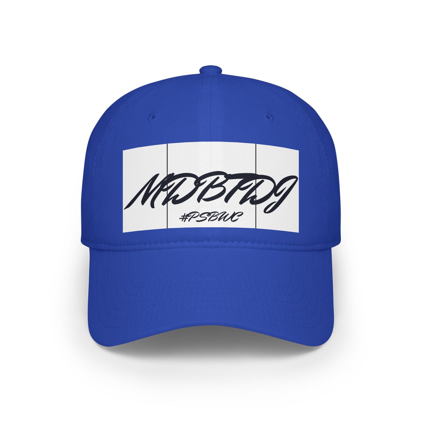 MDBTDJ#PSBWC Blue - Low Profile Baseball Cap, Hats, Hats, Tattooed Djs Shop
