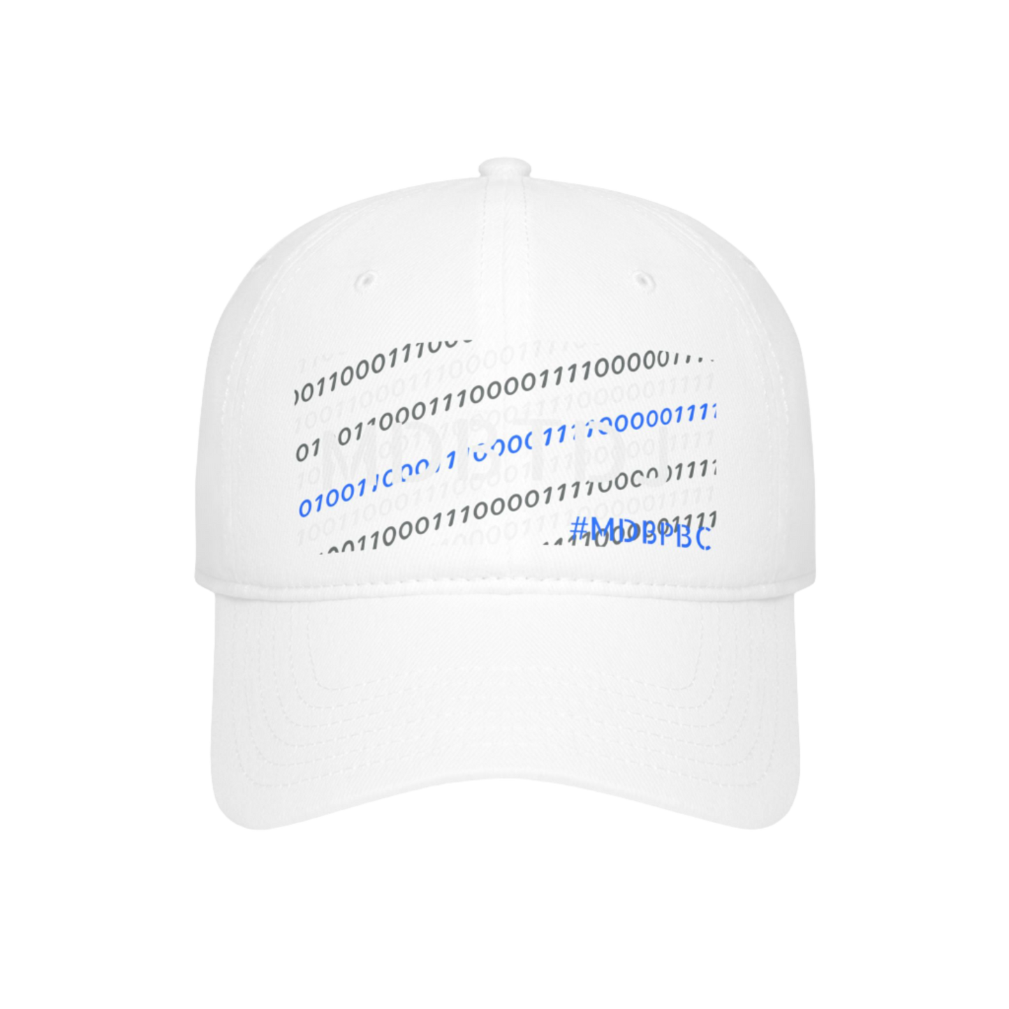 MDBTDJ#MDBPBC White - Low Profile Baseball Cap, Hats, Hats, Tattooed Djs Shop